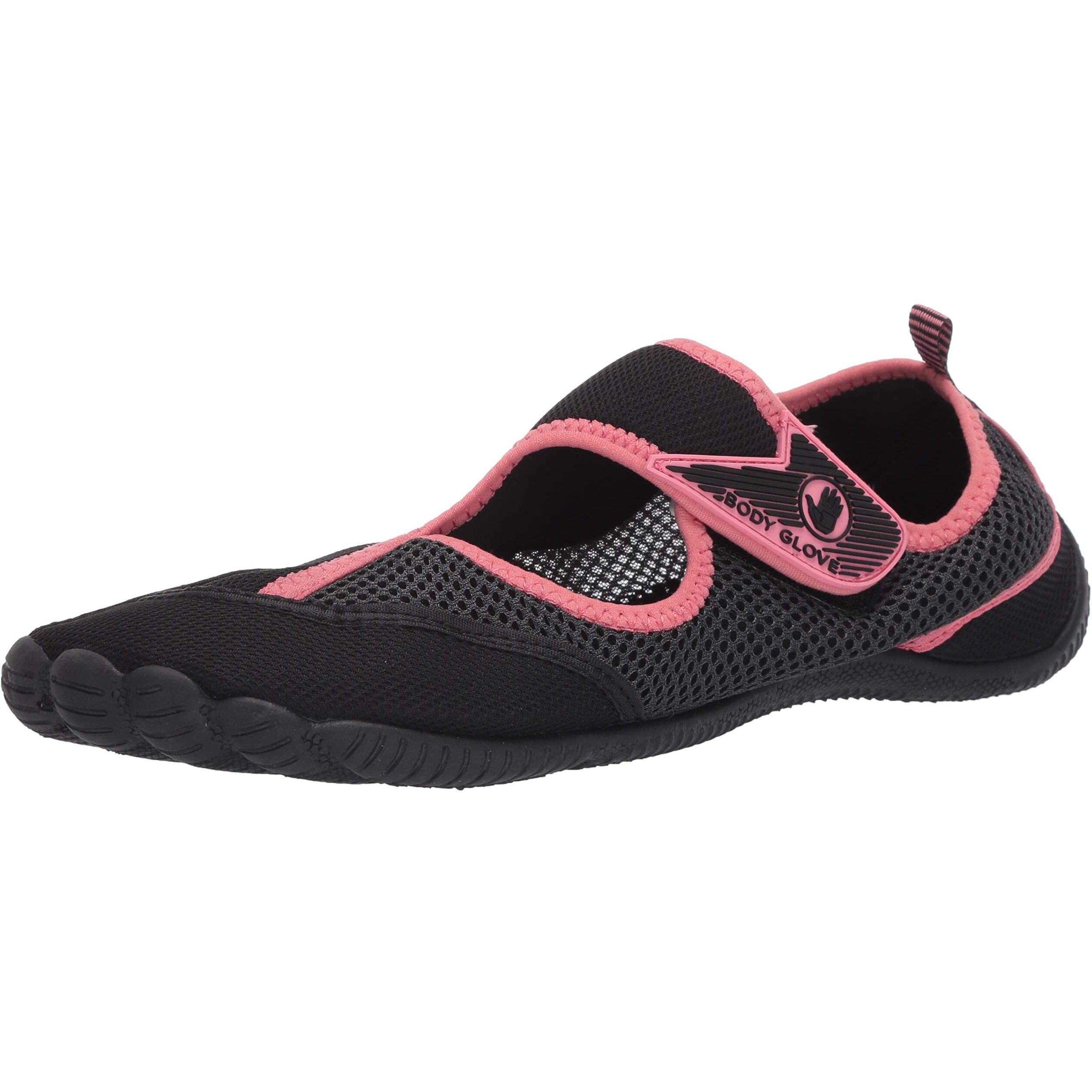 Body Glove Water Shoes For Women, Lake, Aerobics, Swimming, Aqua Sports, Beach, Womens Water Shoes, Black Slmn Rose Aqua Shoes For Women