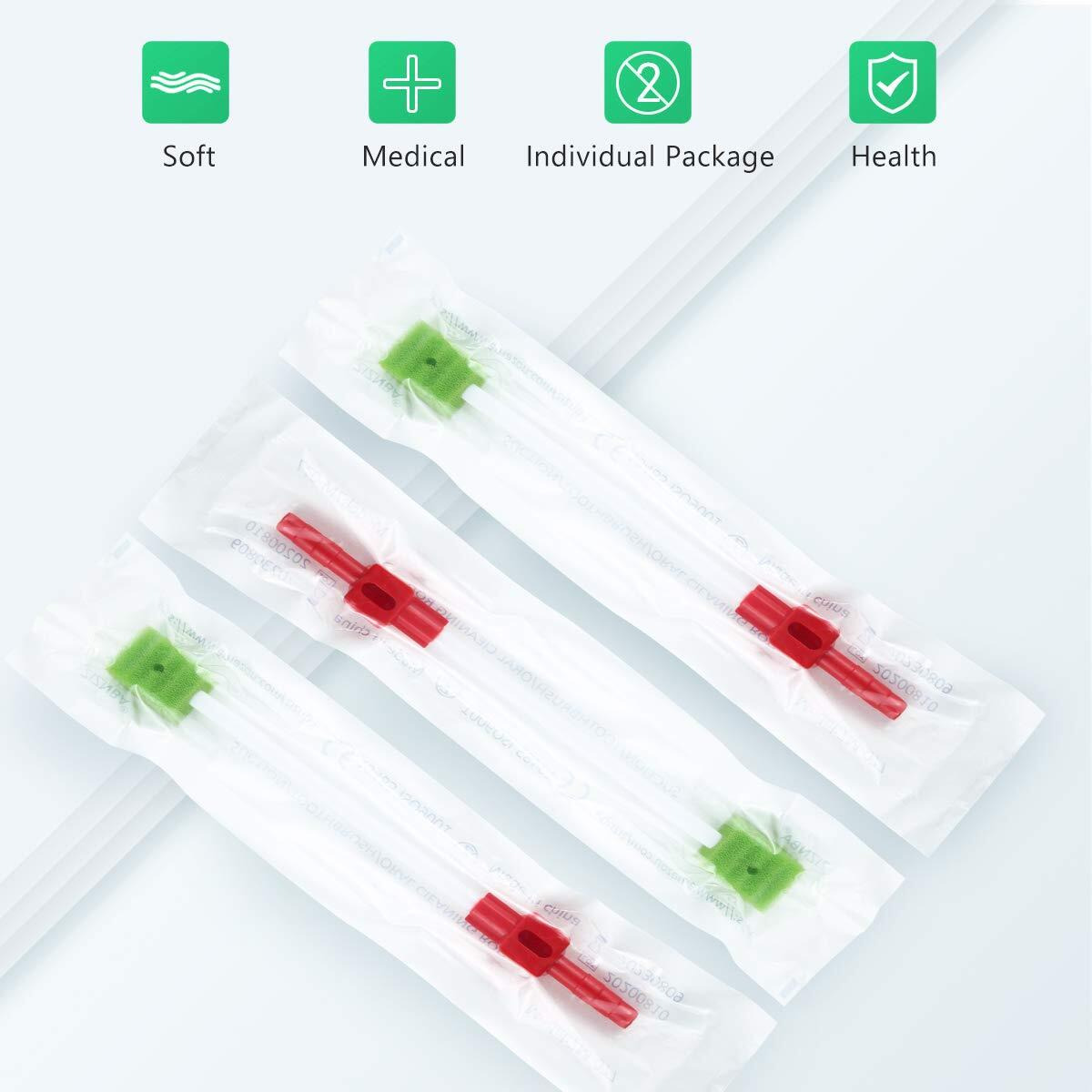 Wellgler's Oral Care Single Use Suction Swab((Box Of 60))