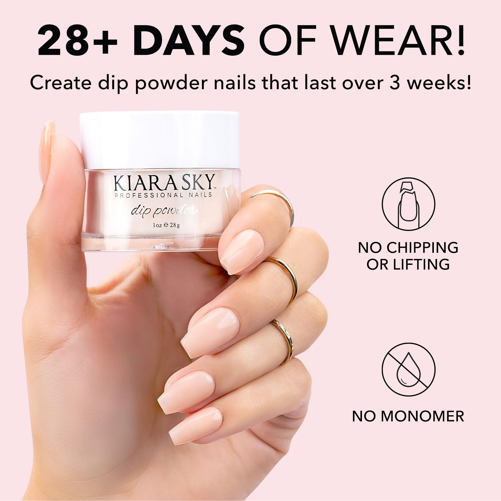 Kiara Sky Professional Nails Dip Liquid Essentials Step 2 Base For Dip Powder Manicure