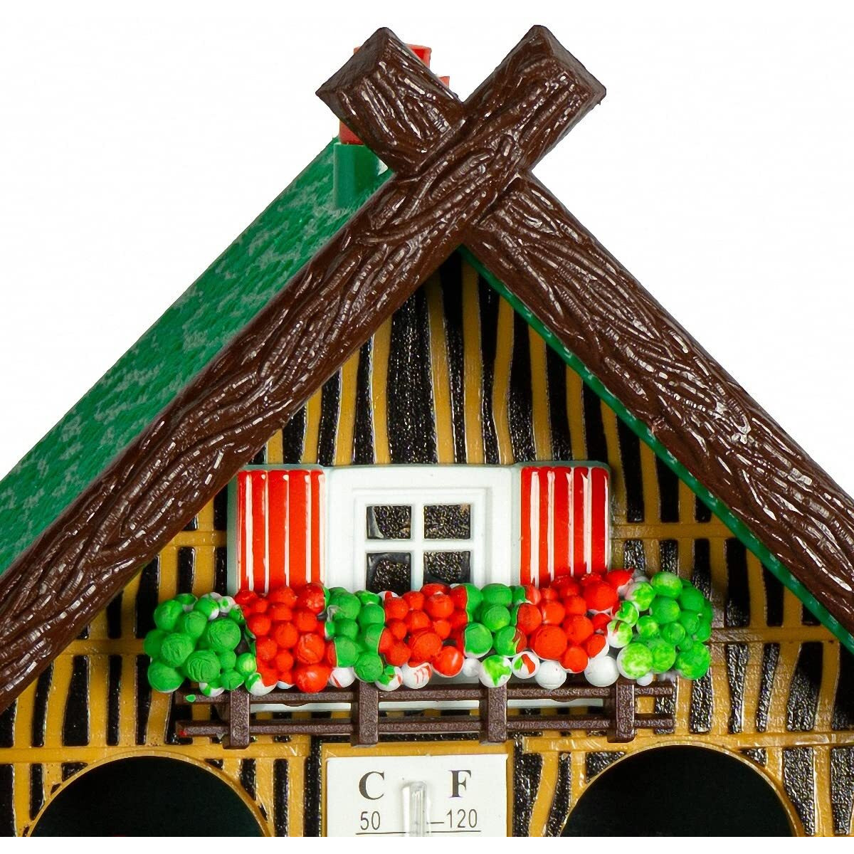 German Black Forest Weather House Made Of Plastic, Weatherproof Tu 890