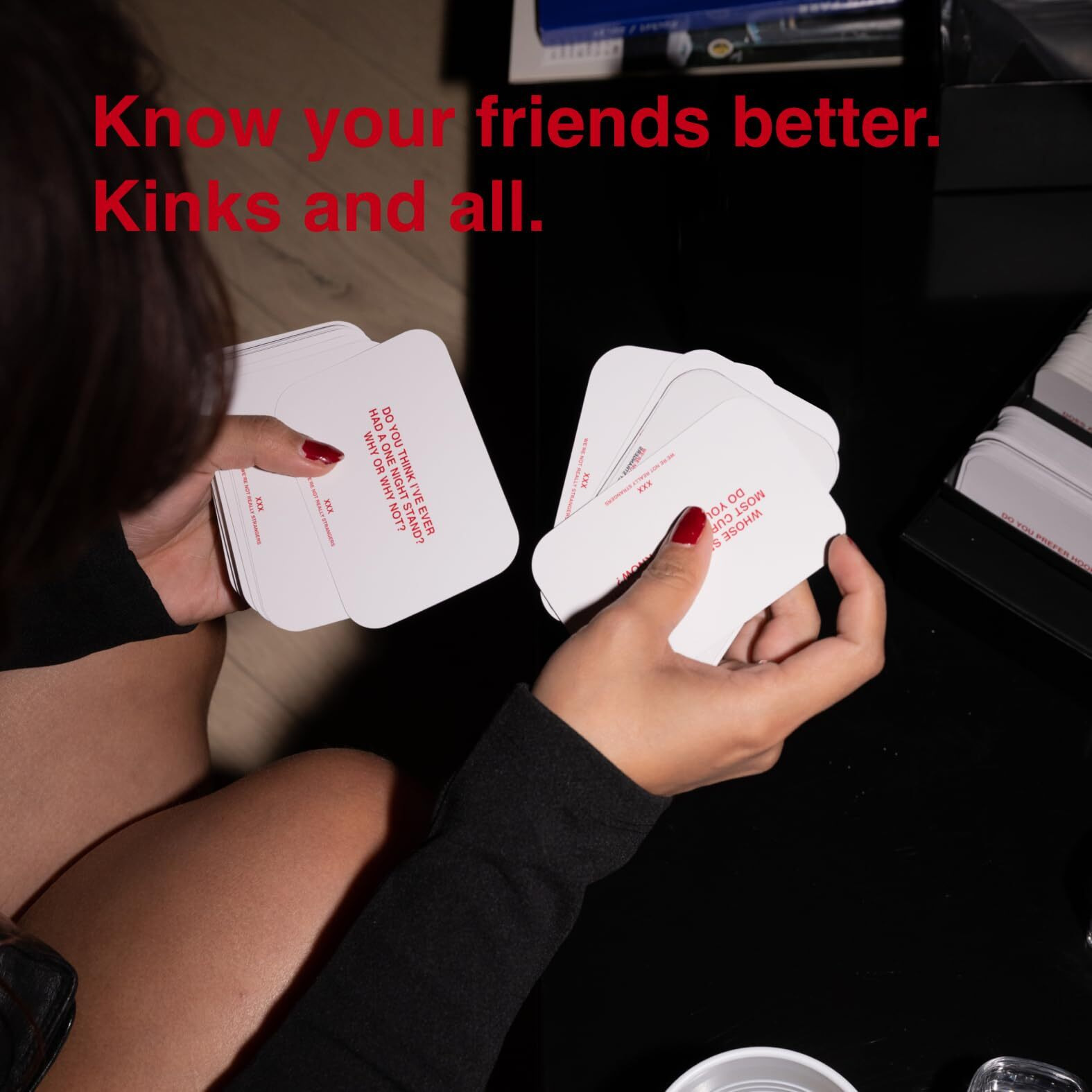 Were Not Really Strangers Adult Edition Card Game - 300 Conversation Cards & Wildcards. An Honest & Fun Party Game For Adult Game Nights, Parties, & Date Night, 18+, 2-6 Players