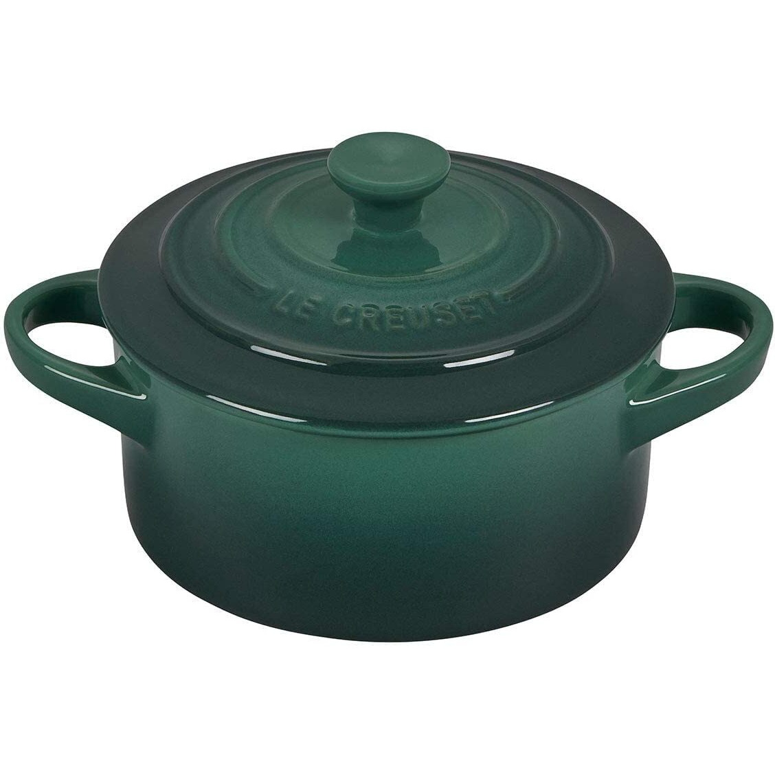 Le Creuset Stoneware Mini Round Cocotte, 8 Oz., Artichaut