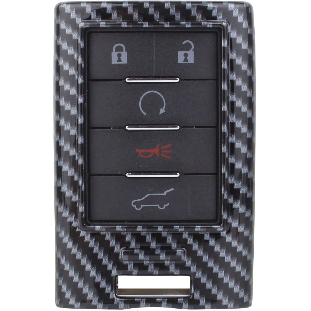 Tomall Carbon Fiber Replacement Key Fob Shell For Cadillac Ats Cts Dts Xts Srx Escalade