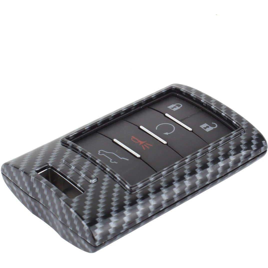 Tomall Carbon Fiber Replacement Key Fob Shell For Cadillac Ats Cts Dts Xts Srx Escalade
