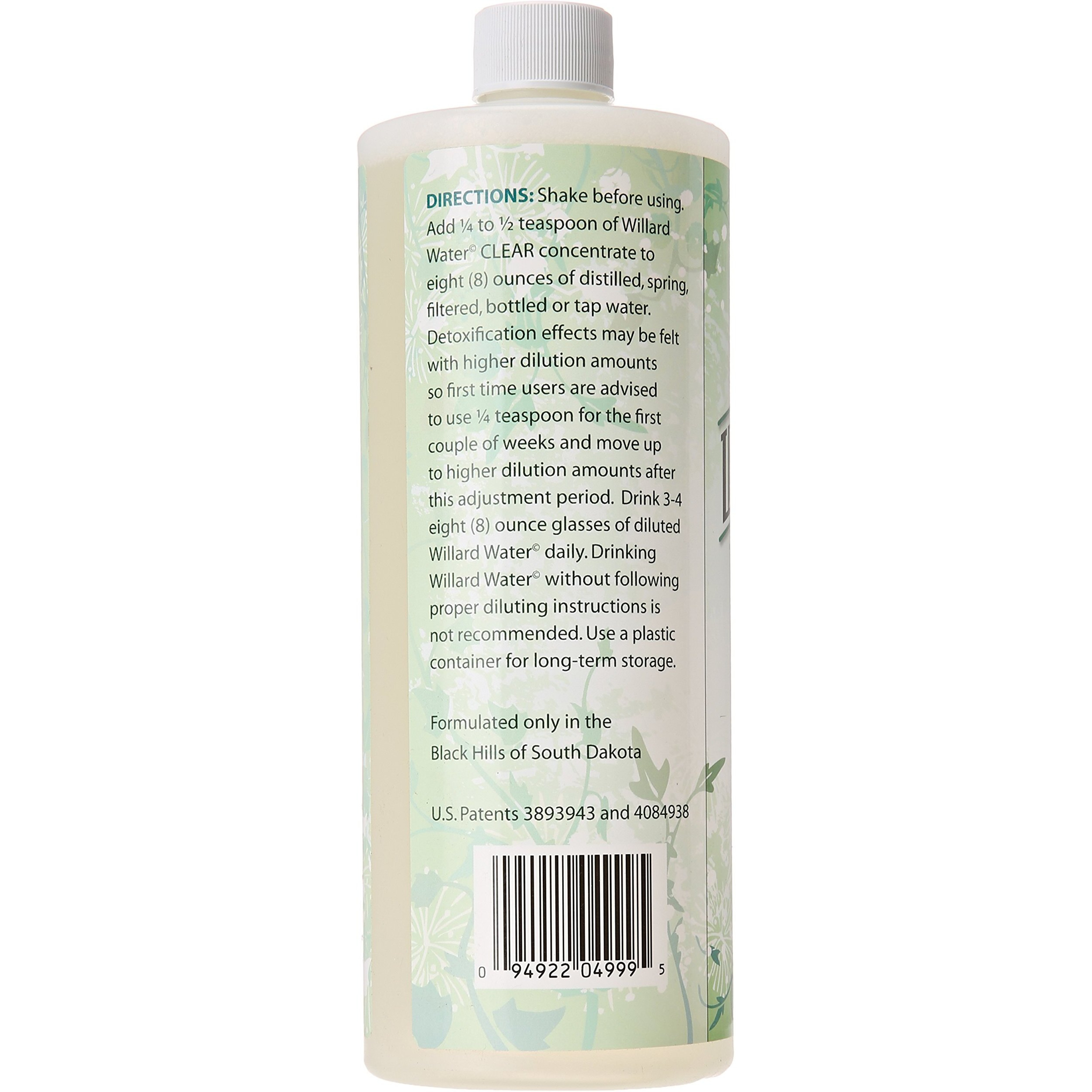 Willard Water Clear Water, 32 Ounce