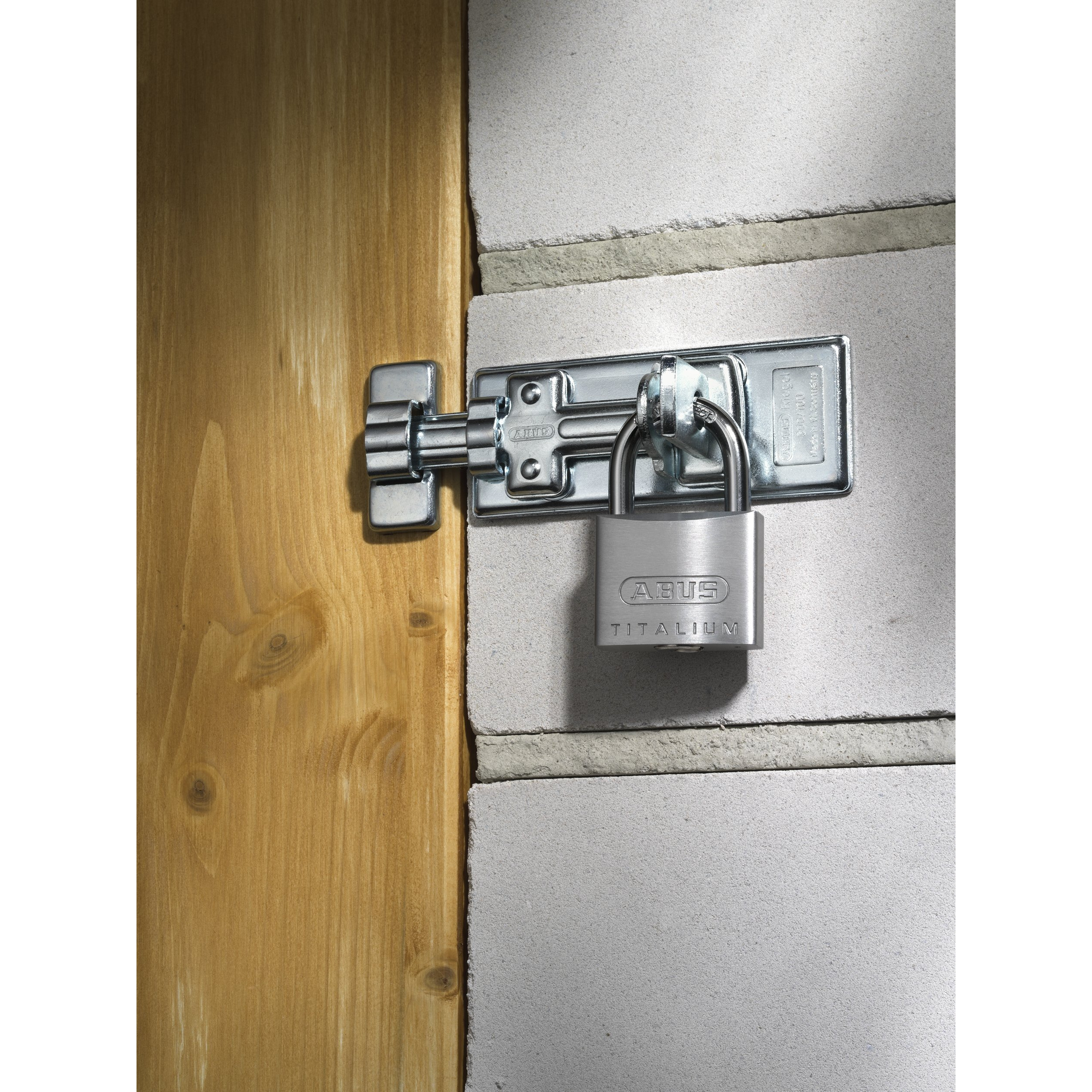 Abus 64Ti/30 Titalium Aluminum Alloy Padlock, Keyed Alike, Pack Of 2