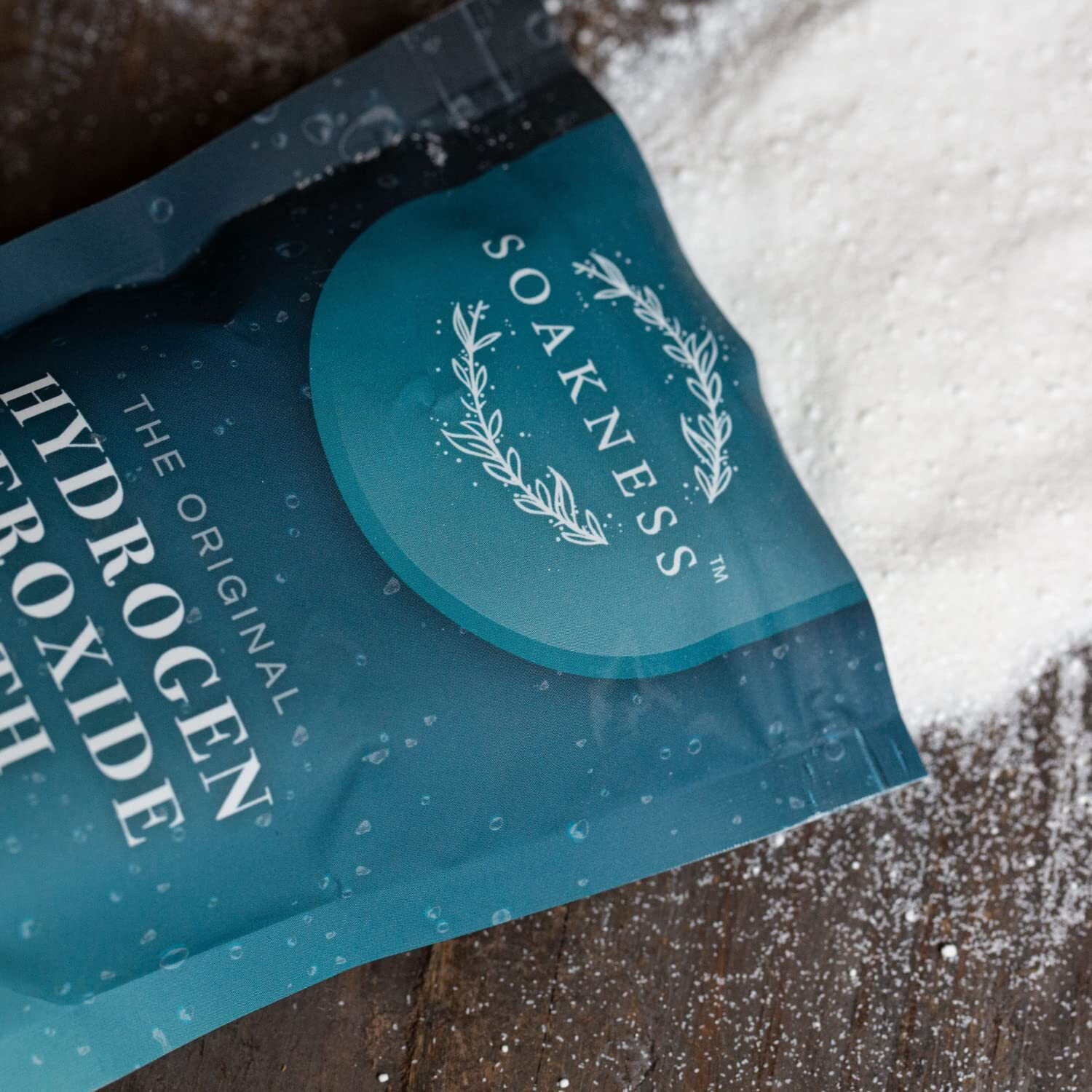 Hydrogen Peroxide Epsom Bath Salts - Soaking Aid, Energize, Detox, Cleanse, And Relaxation (6) Pack