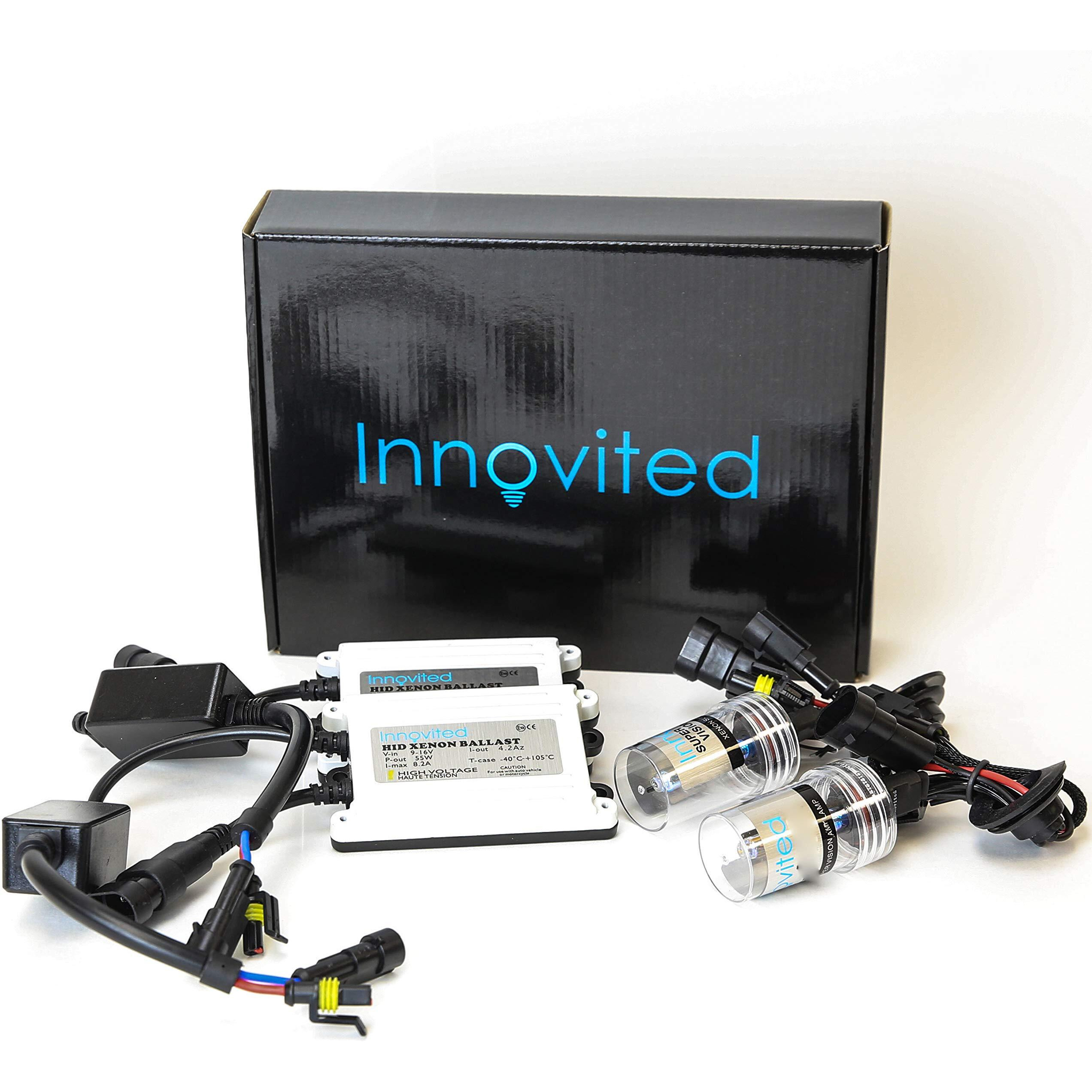 Innovited H7 4300K Hid Xenon Bulb Bundle With 55W Inoac Slim Ballast (Daylight)