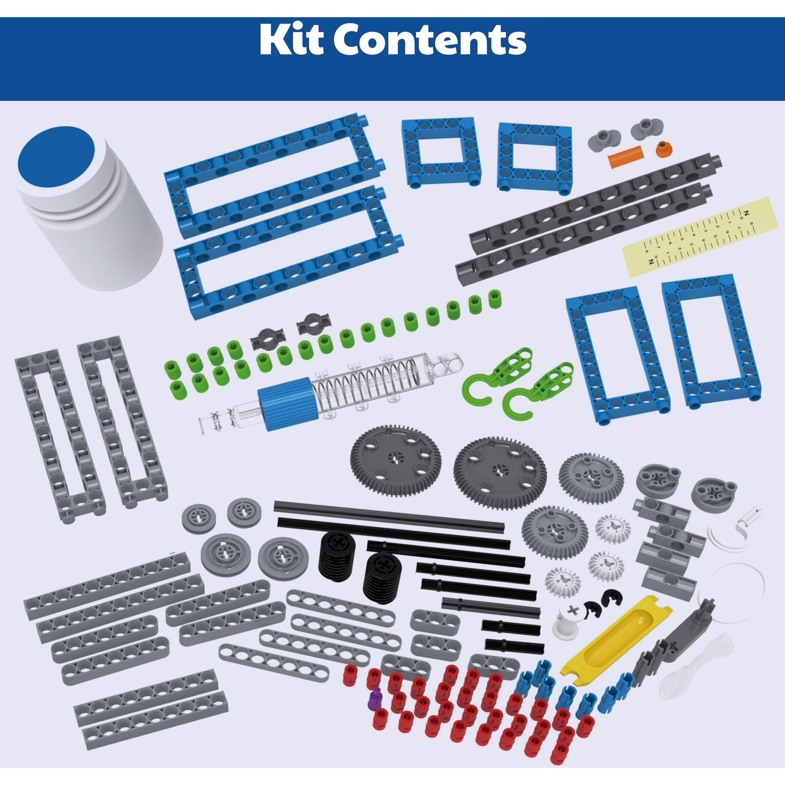 Thames & Kosmos Simple Machines Science Experiment & Model Building Kit, Introduction To Mechanical Physics, Build 26 Models To Investigate The 6 Classic Simple Machines