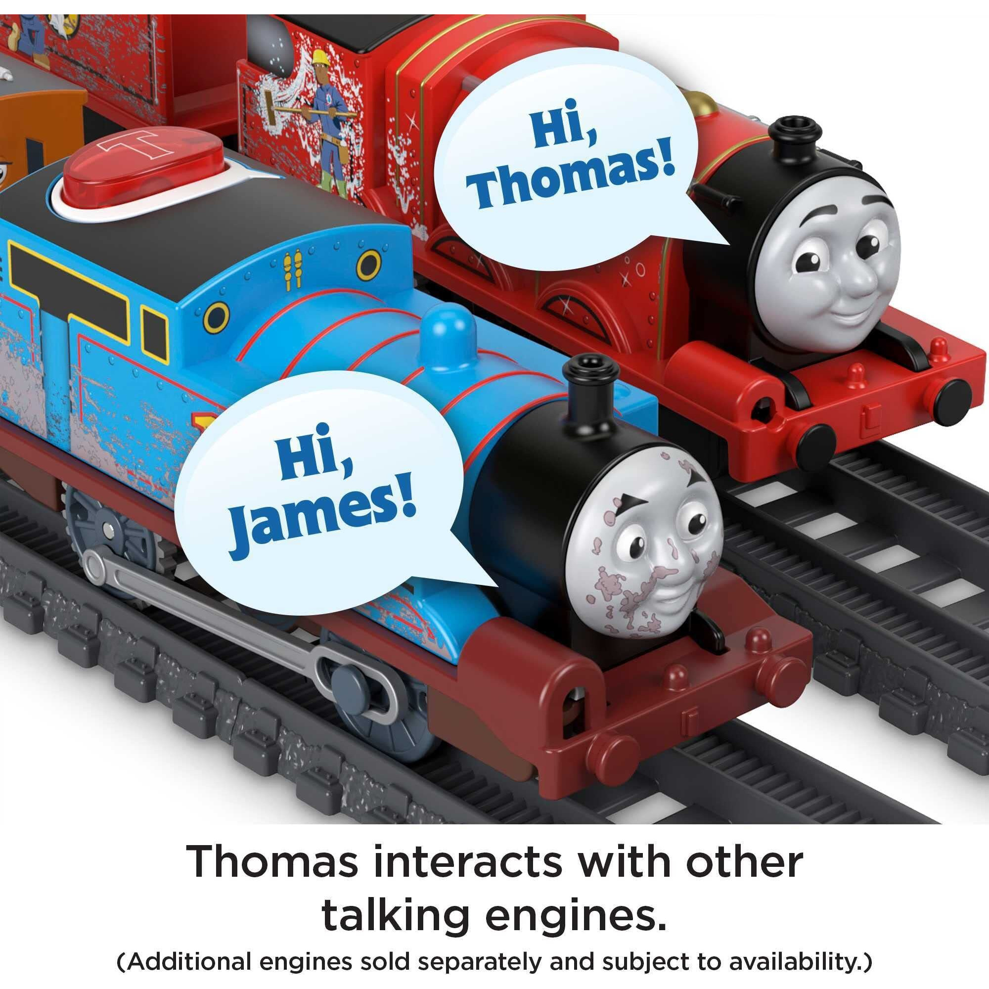 Thomas & Friends Motorized Toy Train Talking Thomas Engine With Character Phrases & Sounds For Ages 3+ Years