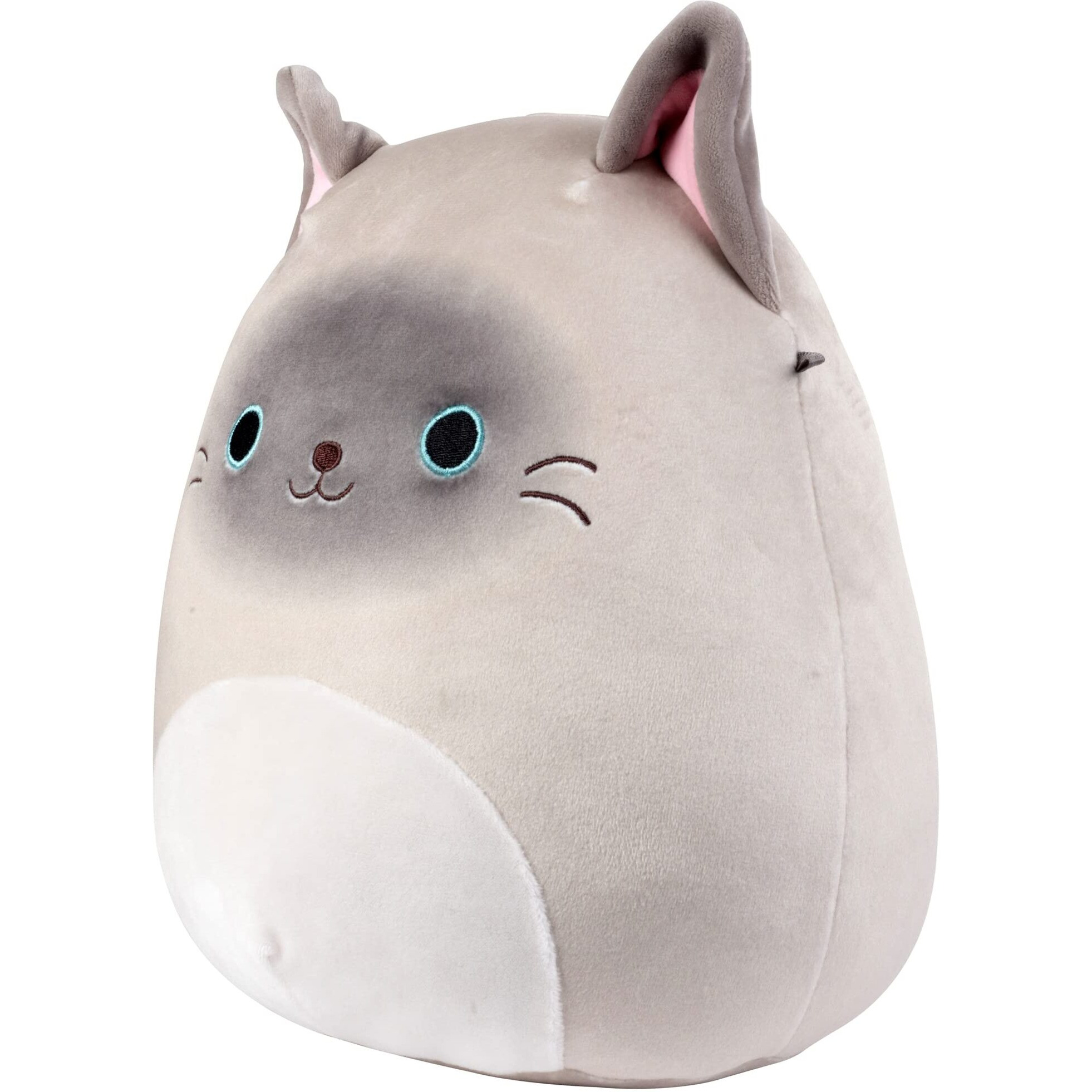 Squishmallows Original 10-Inch Felton The Siamese Cat - Official Jazwares Plush - Collectible Soft & Squishy Stuffed Animal Toy - Add To Your Squad - Gift For Kids, Girls & Boys