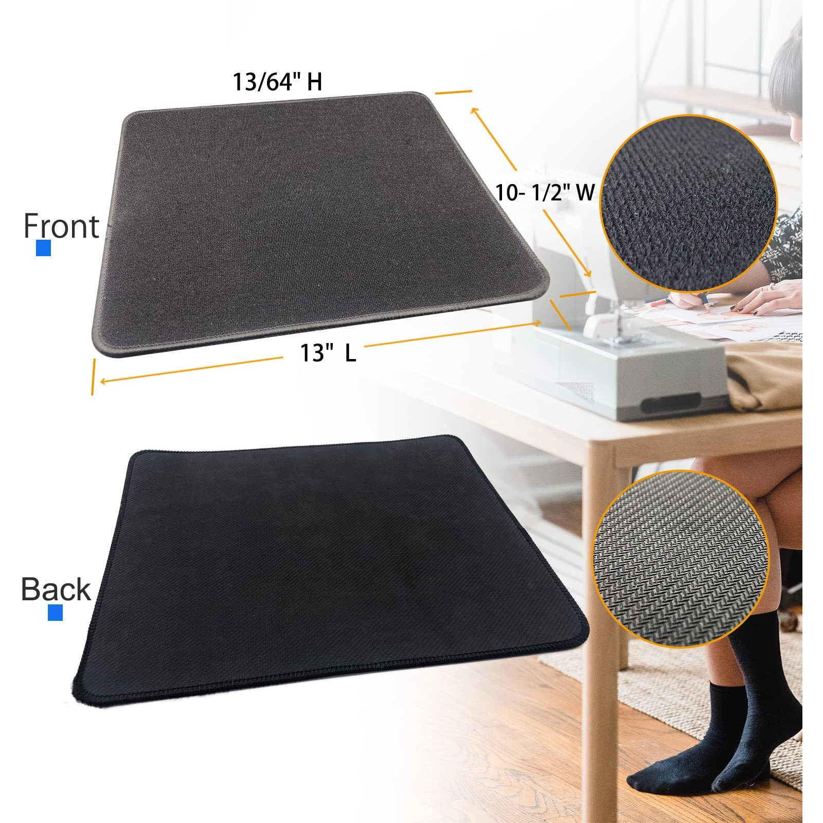 Singer Sewing Machine Pedal And Power Cord, With Foot Pedal Non Slip Pad, Apply To Singer 2263 2277 E99670 1304 4423 4411 4452 4432 4562 44S 3116 3223 3337 3342 1507 2273 2259 2250 7442 (359102-001)