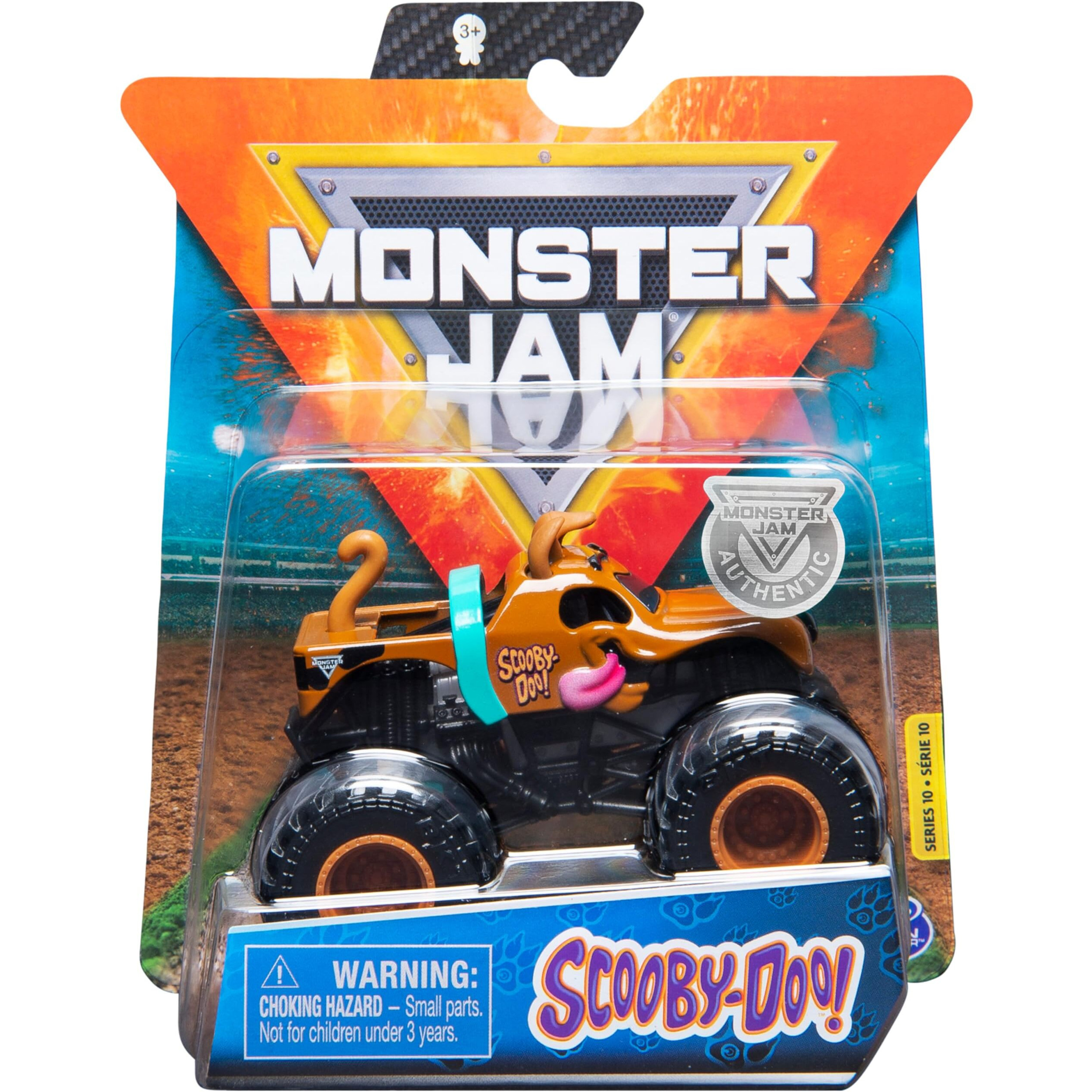 Monster Jam, Official Scooby Doo Truck, Die-Cast Vehicle, Ruff Crowd Series, 164 Scale