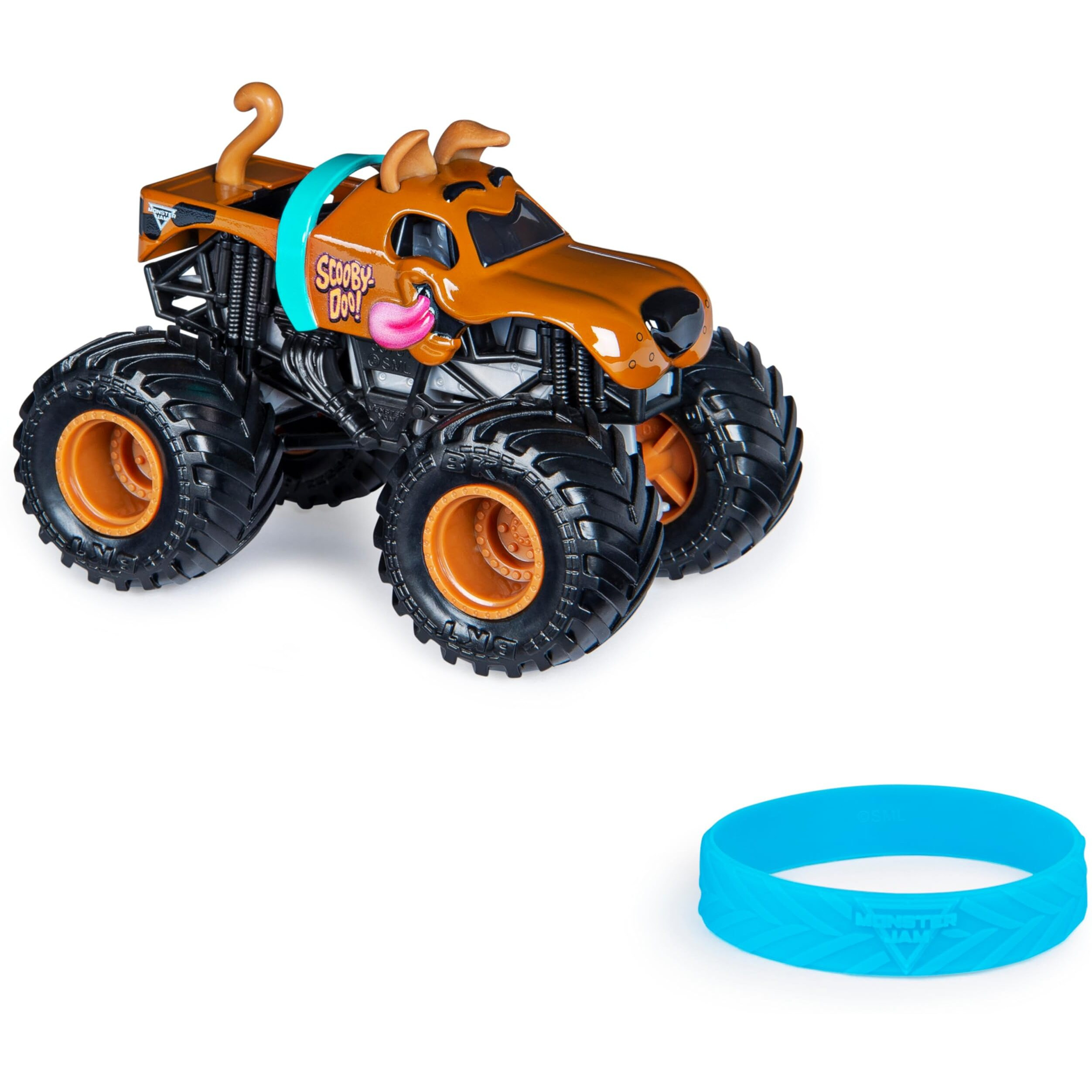 Monster Jam, Official Scooby Doo Truck, Die-Cast Vehicle, Ruff Crowd Series, 164 Scale