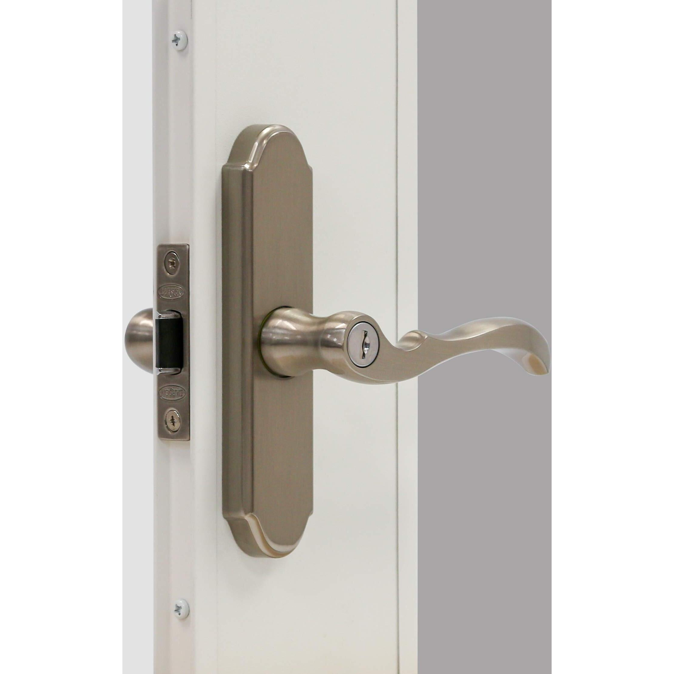 Larson Certified Storm Door M2 Mortise Handle Set (Brushed Nickel)