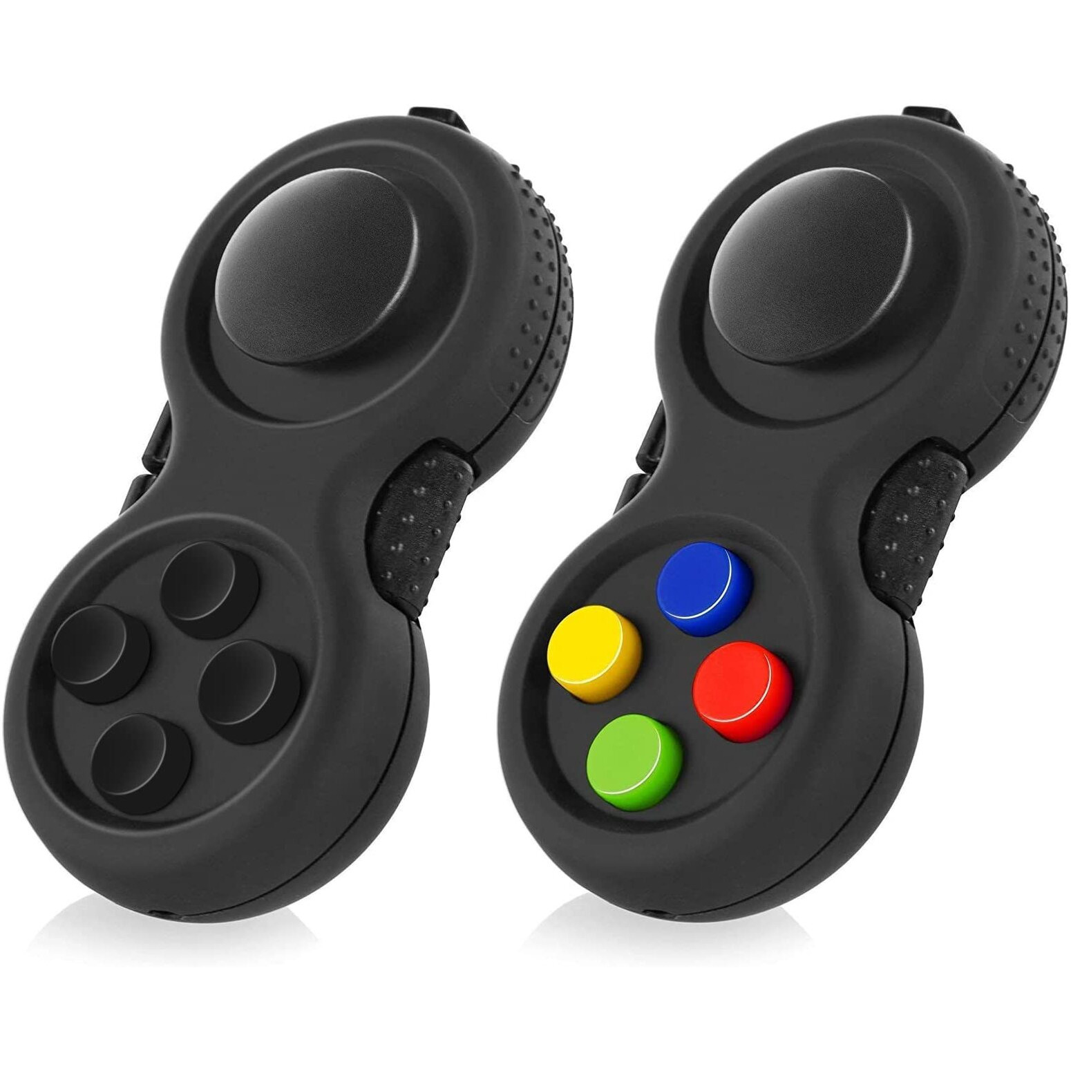 Wtycd Original Fidget Toy Game, Rubberized Classical Controller Fidget Concentration Toy With 8-Fidget Functions And Lanyard - Excellent For Relieving Stress And Anxiety