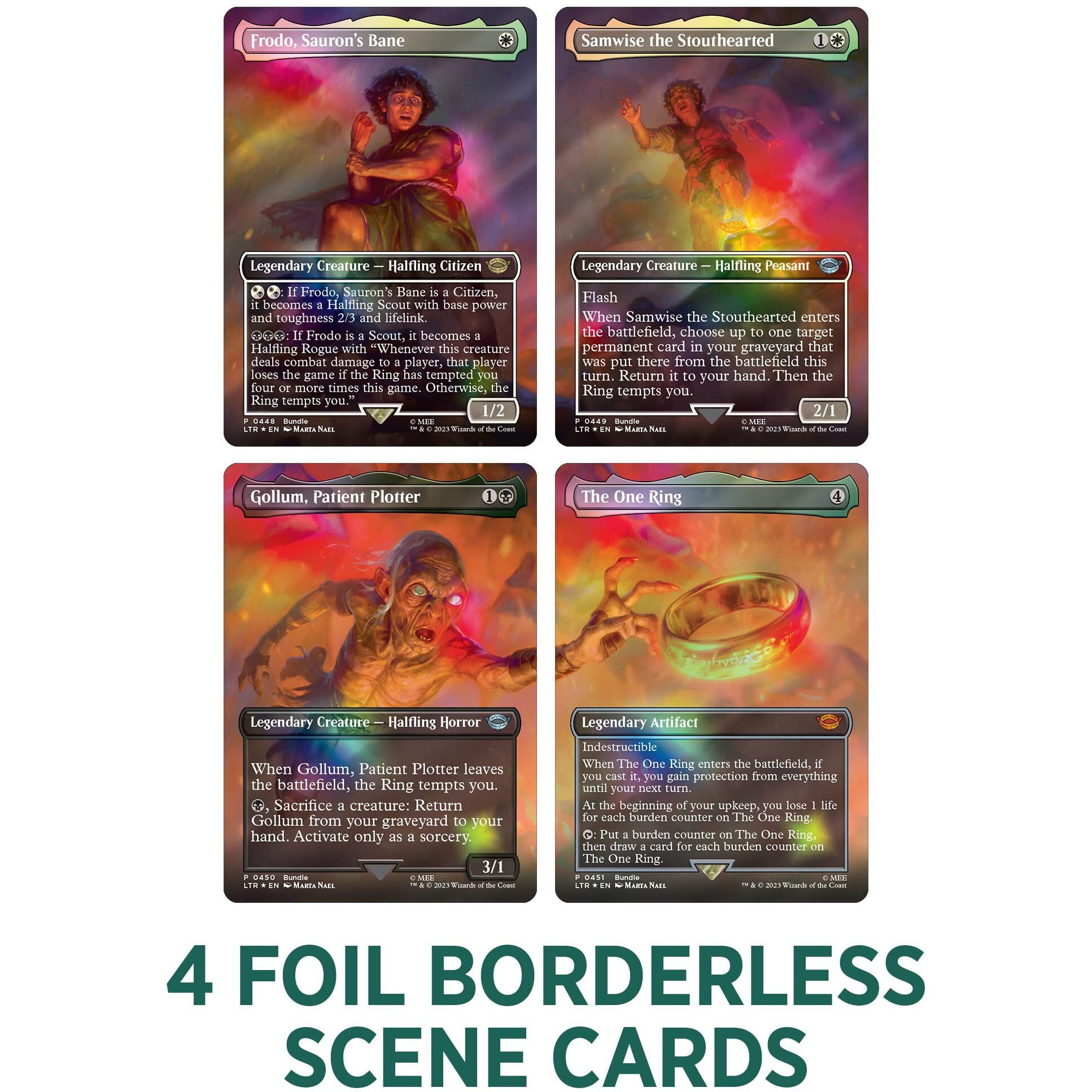 Magic The Gathering The Lord Of The Rings Tales Of Middle-Earth Gift Bundle - 8 Set Boosters, 1 Collector Booster + Accessories