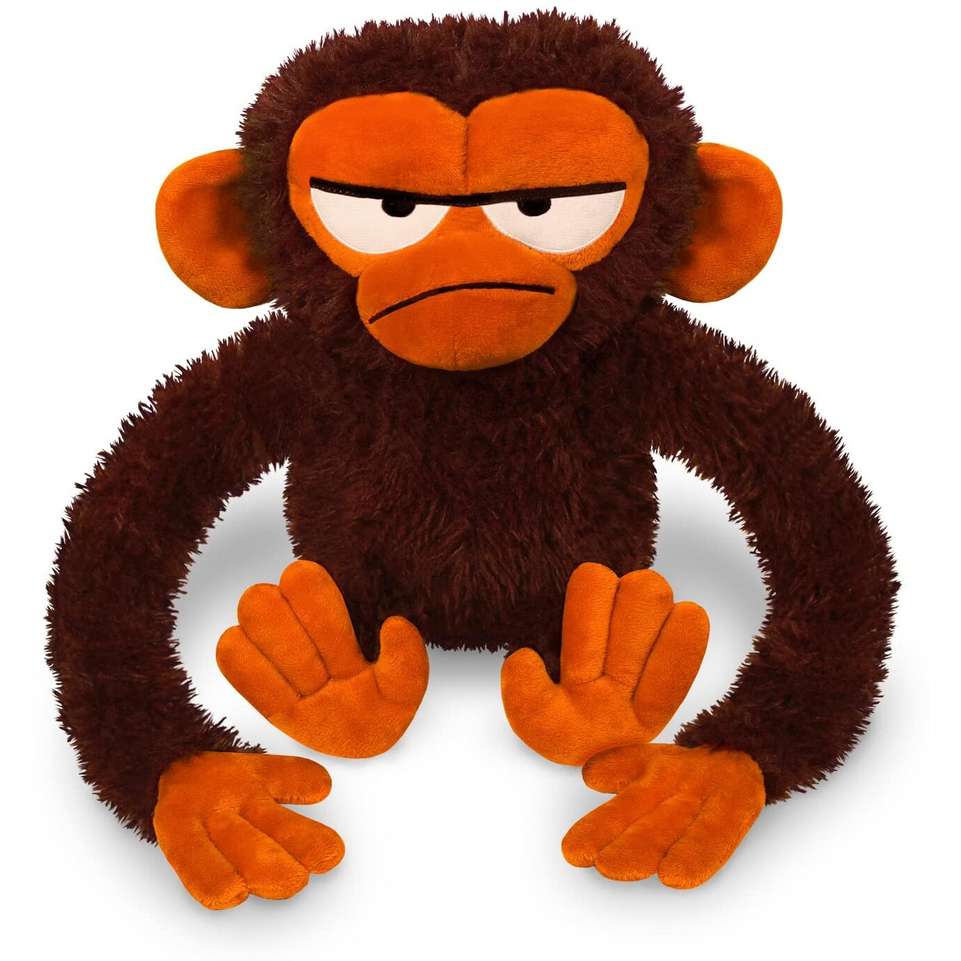 Yottoy Contemporary Collection | Grumpy Monkey Soft Stuffed Plush Toy - 7.5