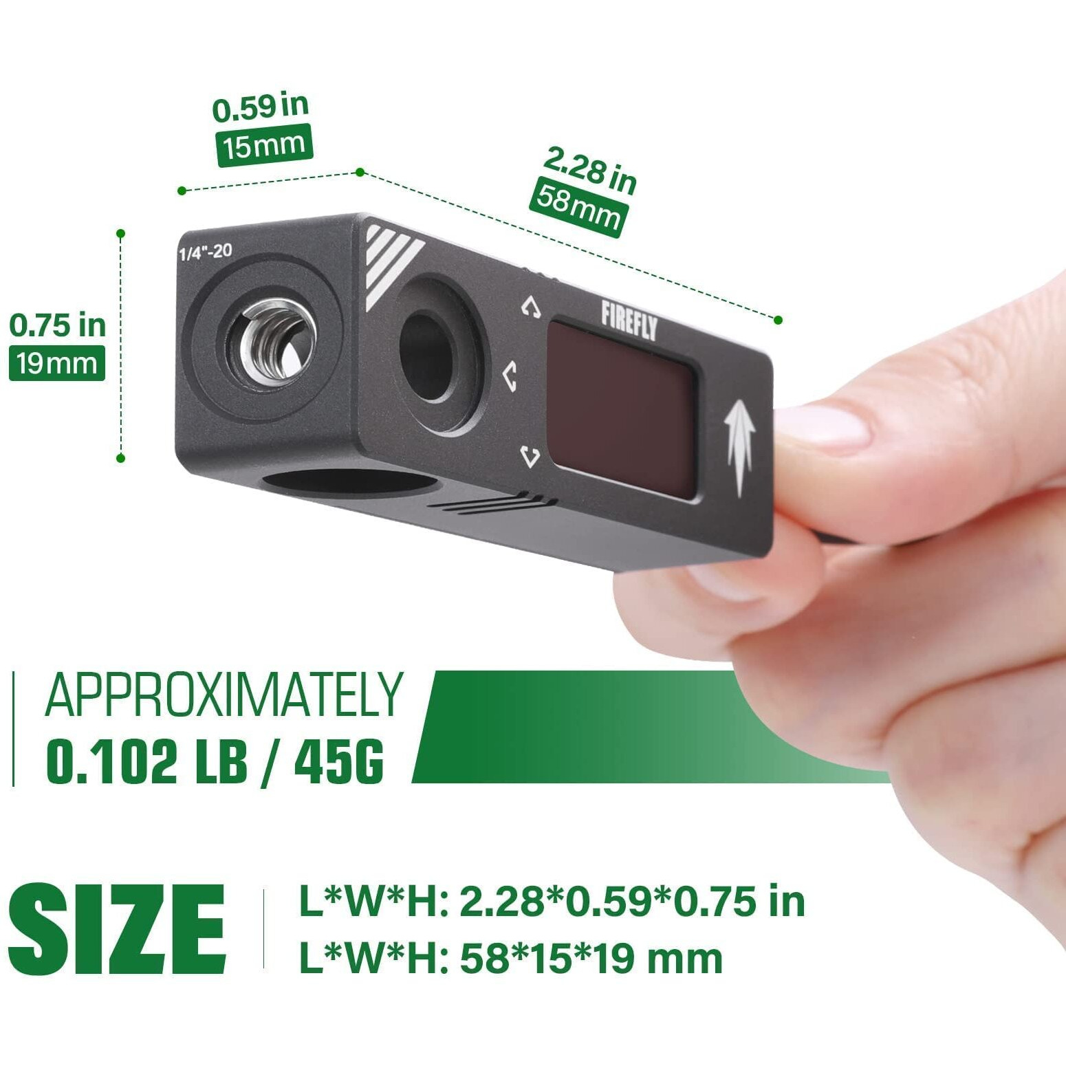 Micro Voltmeter D-Tap/P-Tap Splitter For Arri/Red/Sony/Teradek/Smallhd/Dji/Anton Bauer/Core Swx/Idx/Bebob, Aluminum Alloy,1/4"-20 Screw Threads