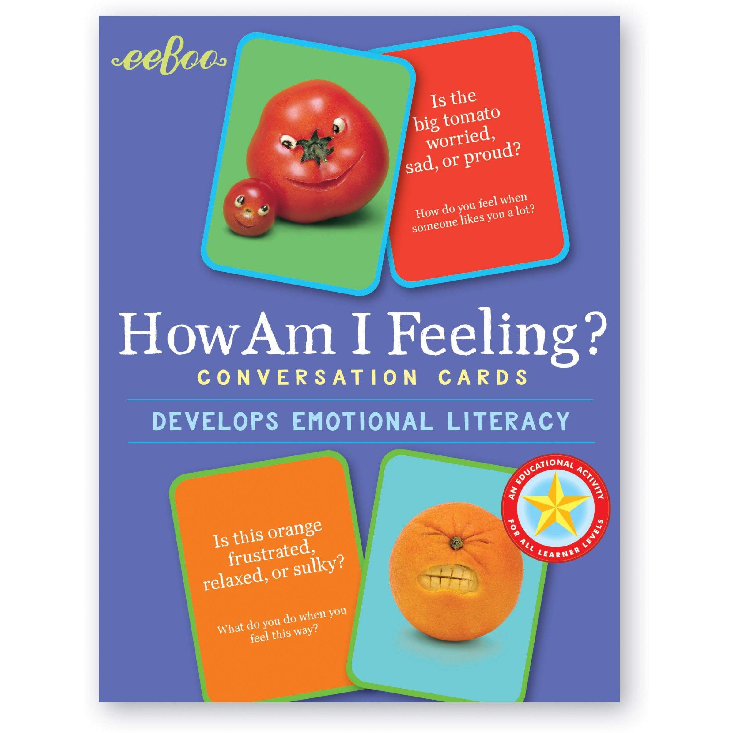 Eeboo's How Am I Feeling Conversation Flashcards For Kids