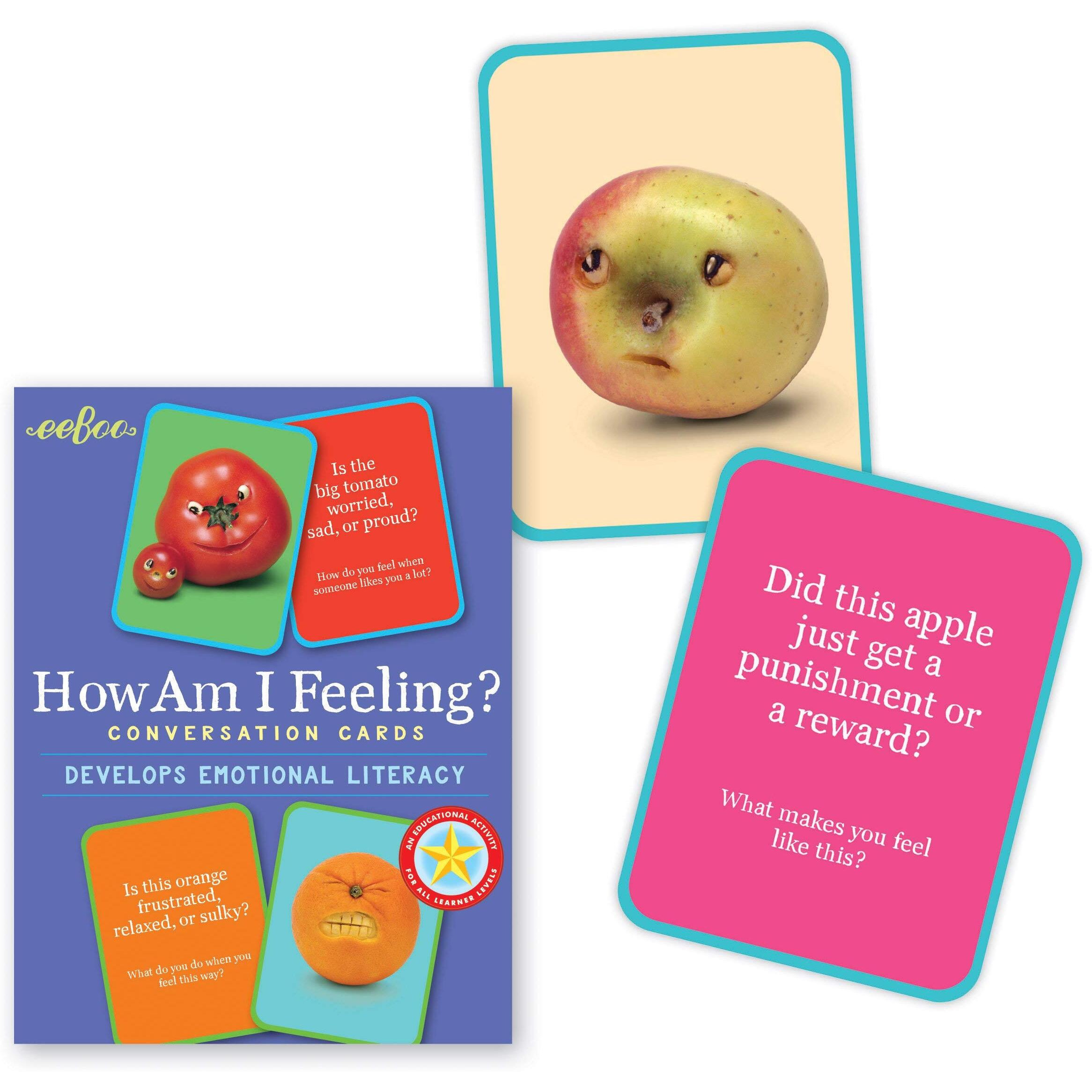 Eeboo's How Am I Feeling Conversation Flashcards For Kids