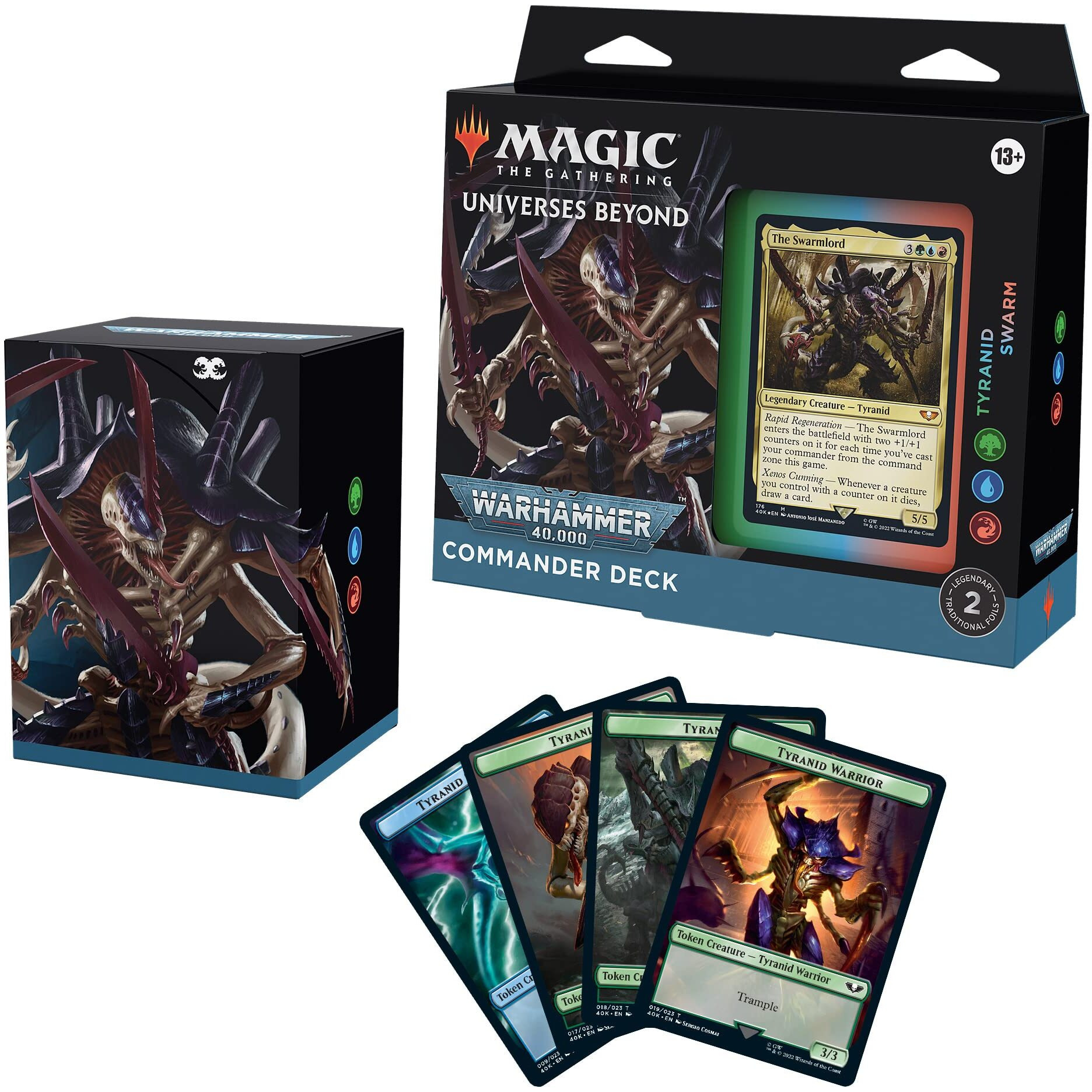 Magic The Gathering Universes Beyond Warhammer 40,000 Commander Deck - Tyranid Swarm