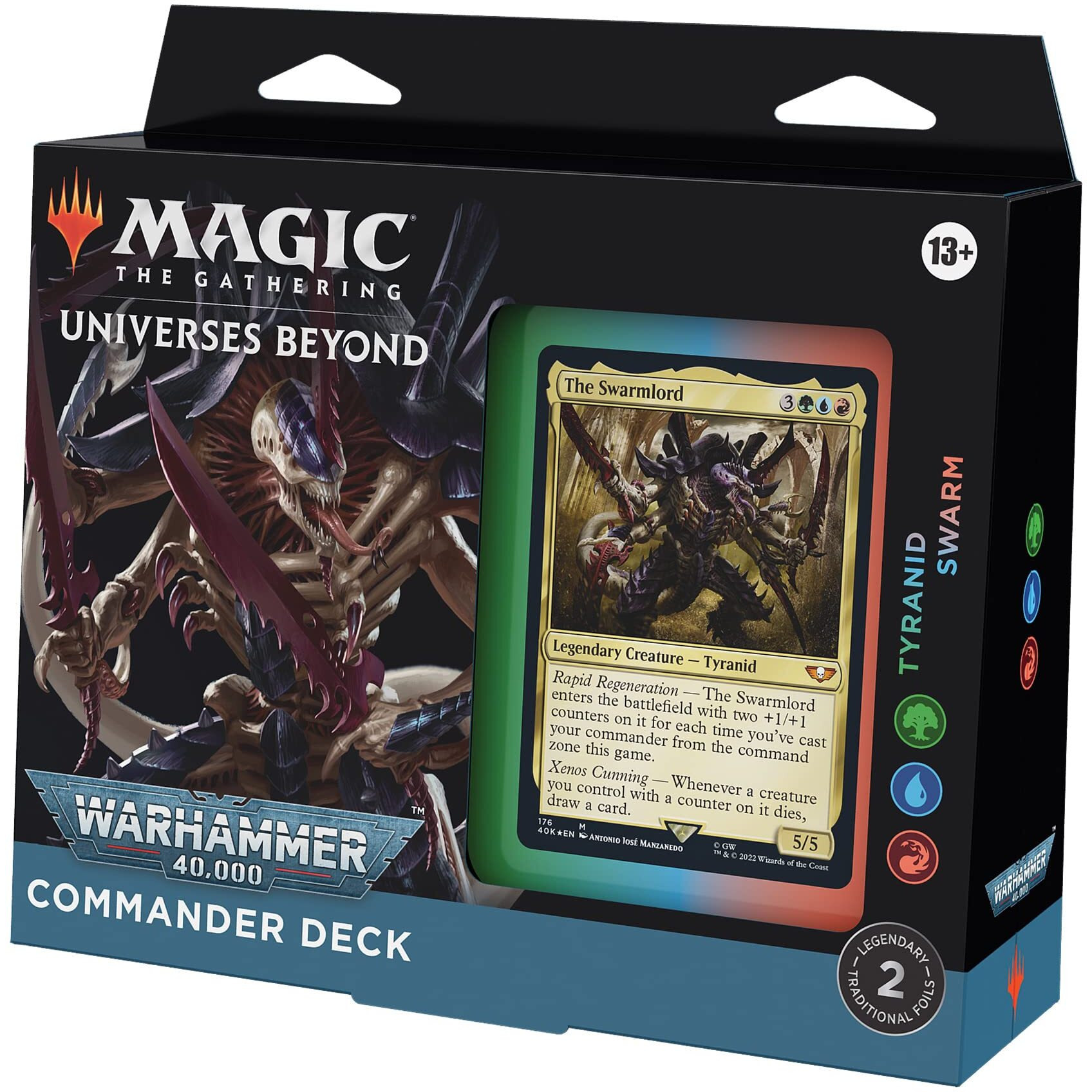 Magic The Gathering Universes Beyond Warhammer 40,000 Commander Deck - Tyranid Swarm