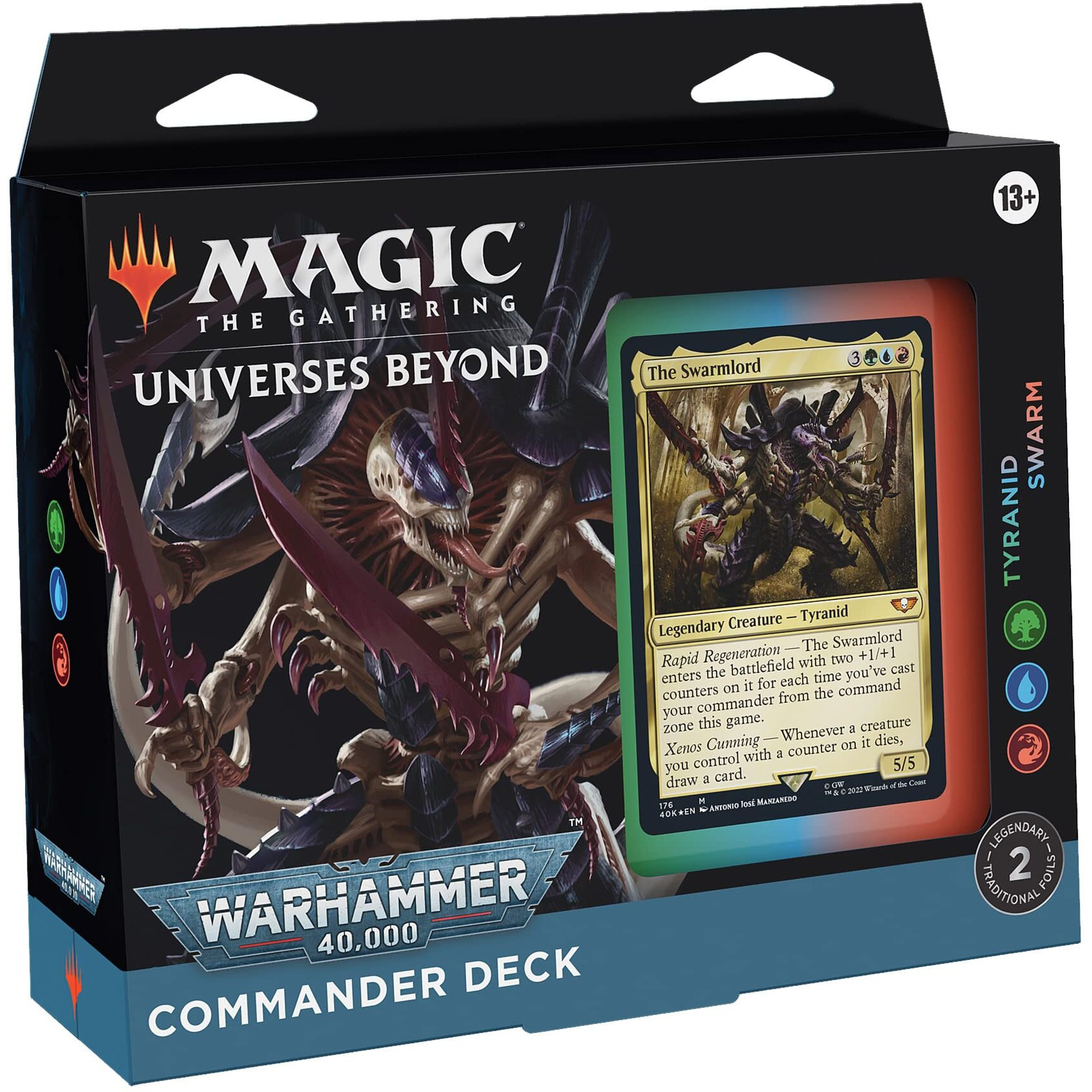 Magic The Gathering Universes Beyond Warhammer 40,000 Commander Deck - Tyranid Swarm