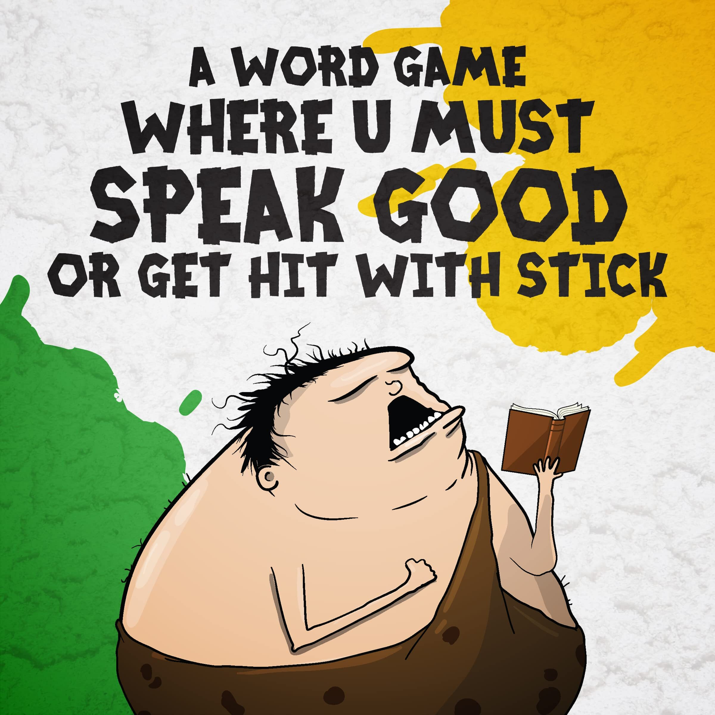 Poetry For Neanderthals By Exploding Kittens Llc - Family Card Game For Adults, Teens & Kids , White