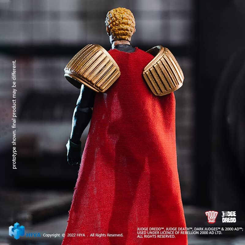 Hiya Toys Judge Dredd Chief Judge Caligula Px 118 Scale Exquisite Mini Action Figure