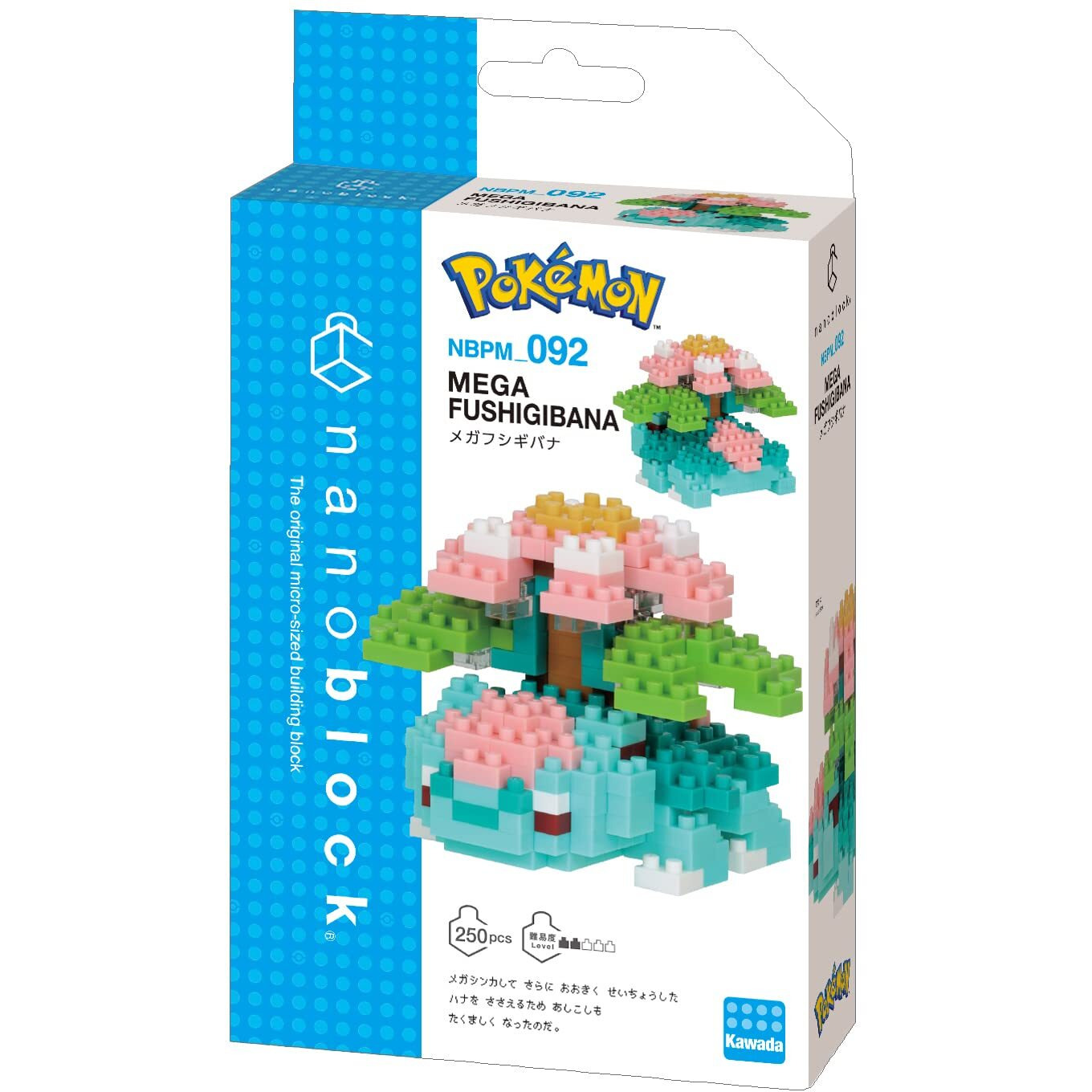 Nanoblock - Pokmon - Mega Venusaur, Pokmon Series Building Kit
