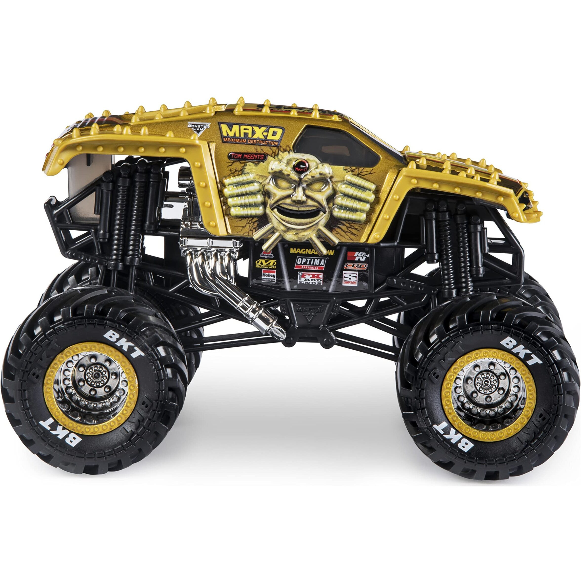 Monster Jam, Official Max D Monster Truck, Die-Cast Vehicle, 124 Scale