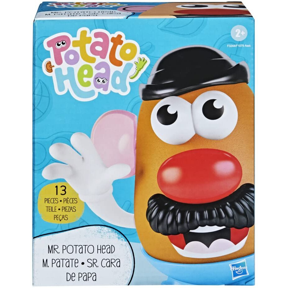 Potato Head Classic Toy For Kids Ages 2 And Up,Includes 13 Parts And Pieces To Create Funny Faces