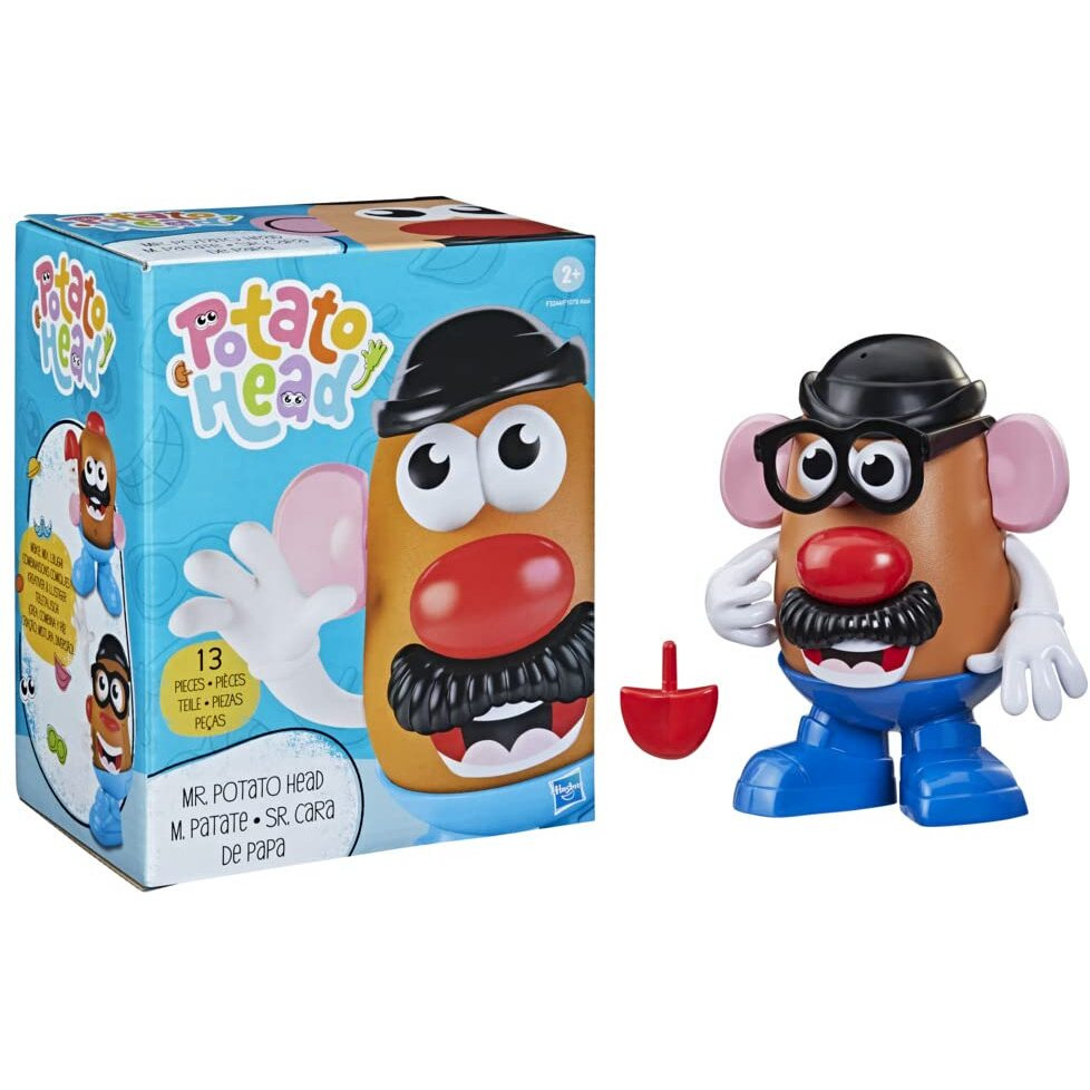 Potato Head Classic Toy For Kids Ages 2 And Up,Includes 13 Parts And Pieces To Create Funny Faces