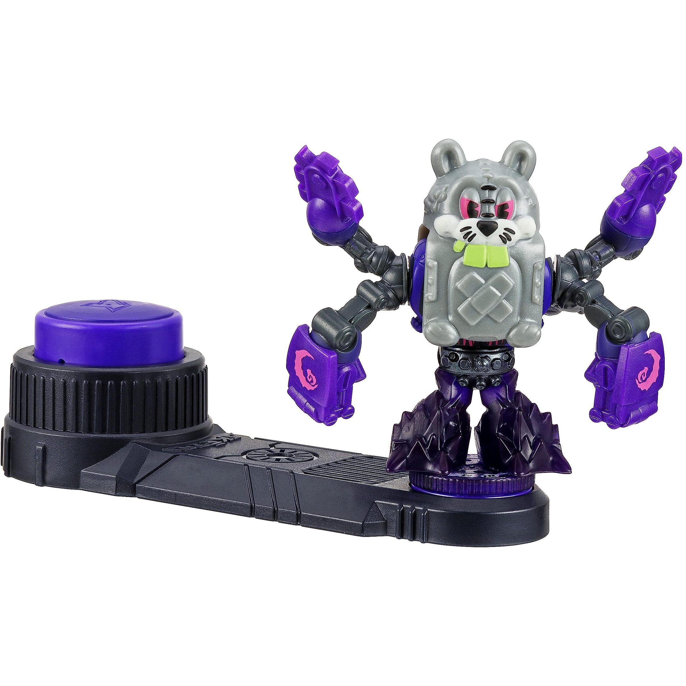 Legends Of Akedo Powerstorm | Battle Giant Bucktooth | Mini Battling Action Figure With Double Strike Armor | Ready, Fight, Split Strike.