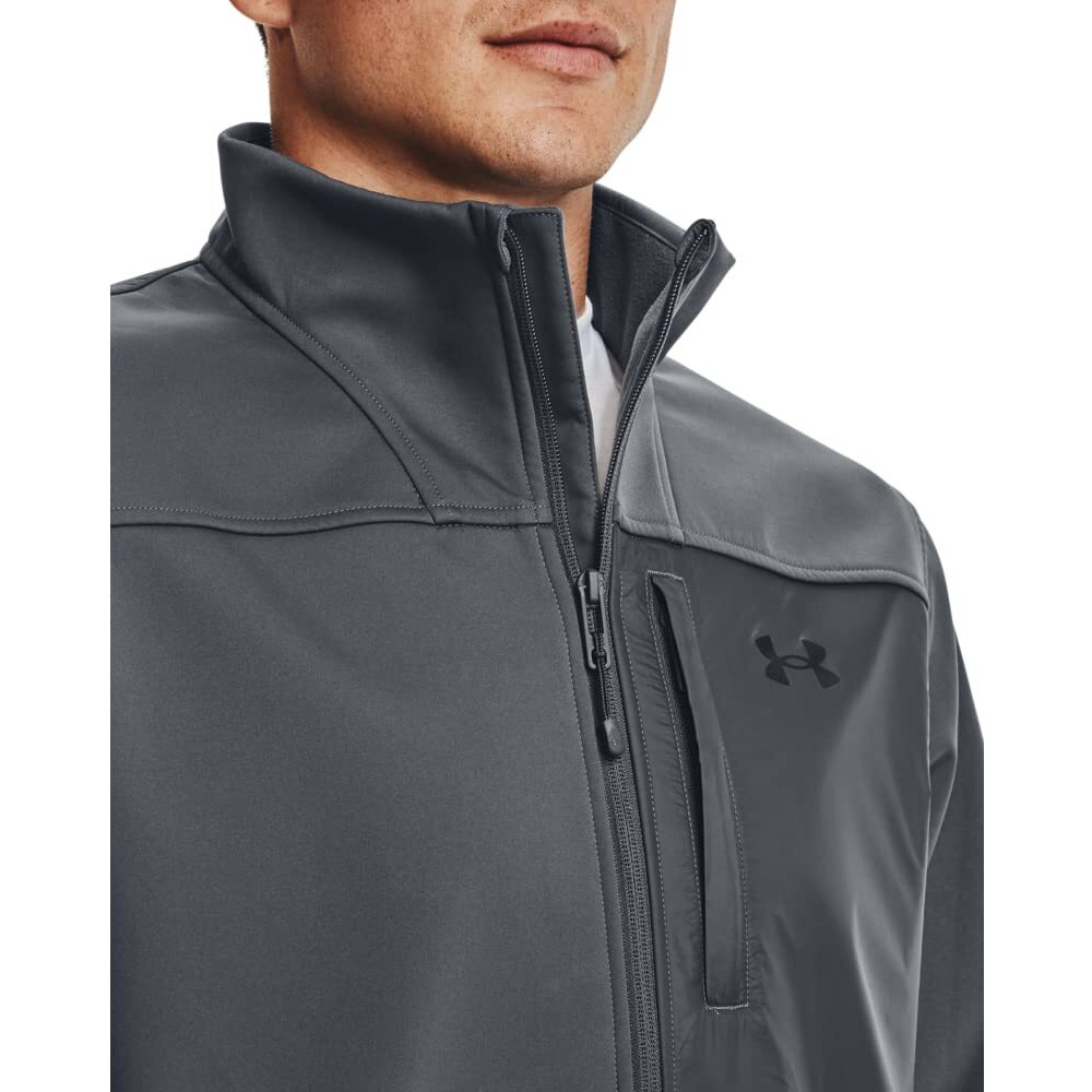 Under Armour Men's Coldgear Infrared Shield 2.0 Soft Shell, (012) Pitch Gray / / Black, Small