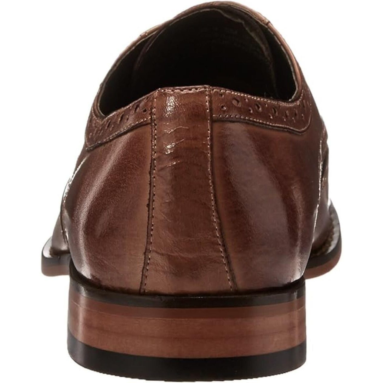 Stacy Adams Men's Tinsley-Wingtip Oxford, Tan/Brown, 7.5 M Us