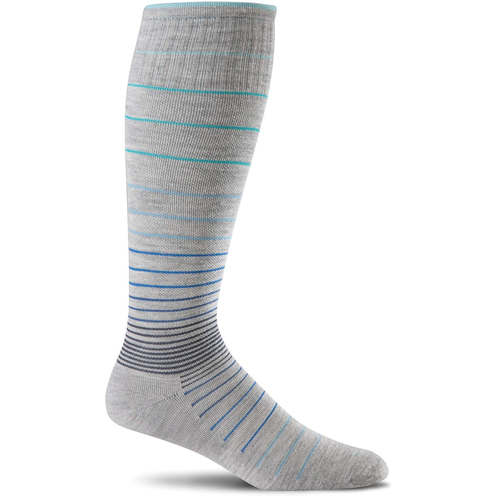 Sockwell Women's Circulator Moderate Graduated Compression Sock, Grey - M/L