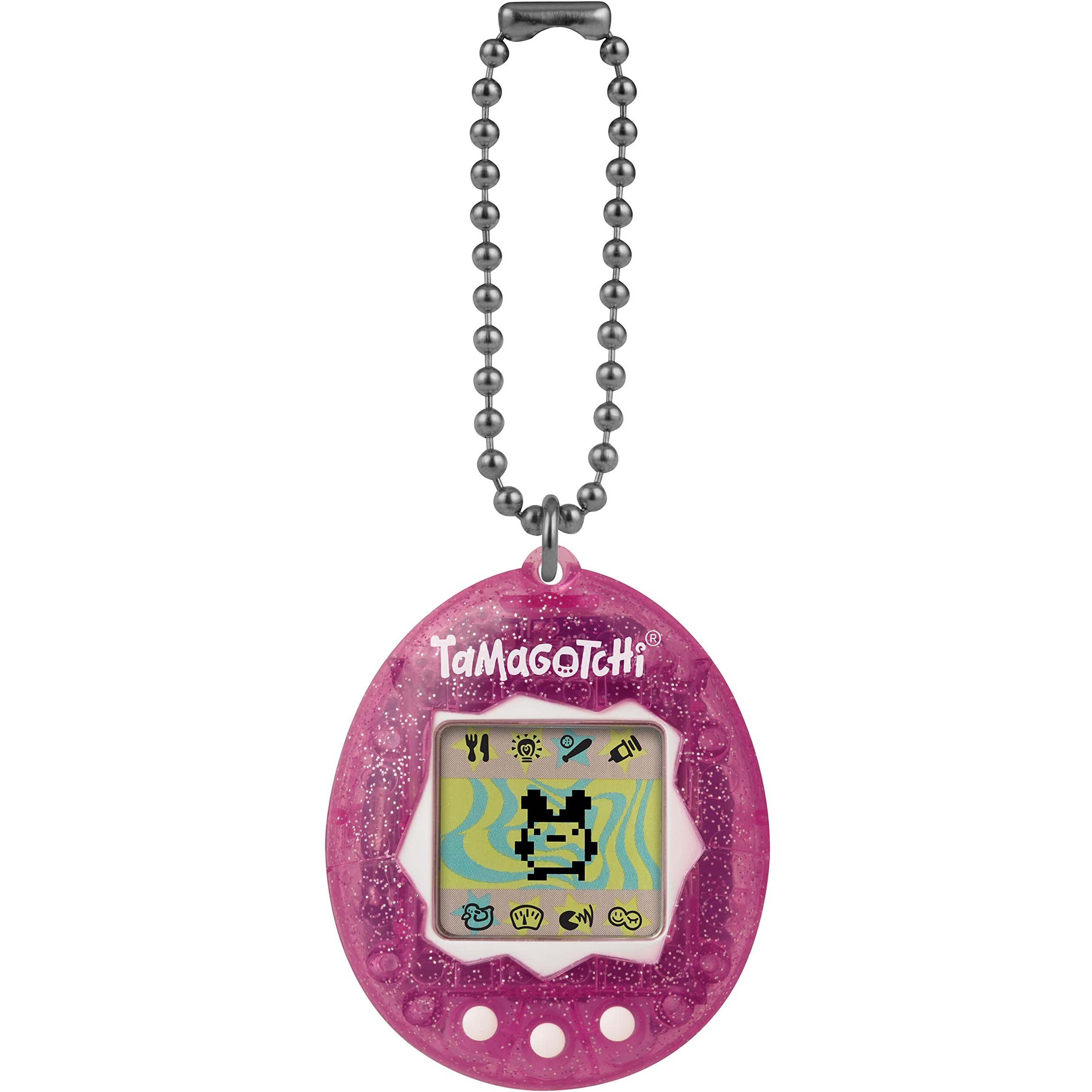 Tamagotchi Original - Pink Glitter (Updated Logo)