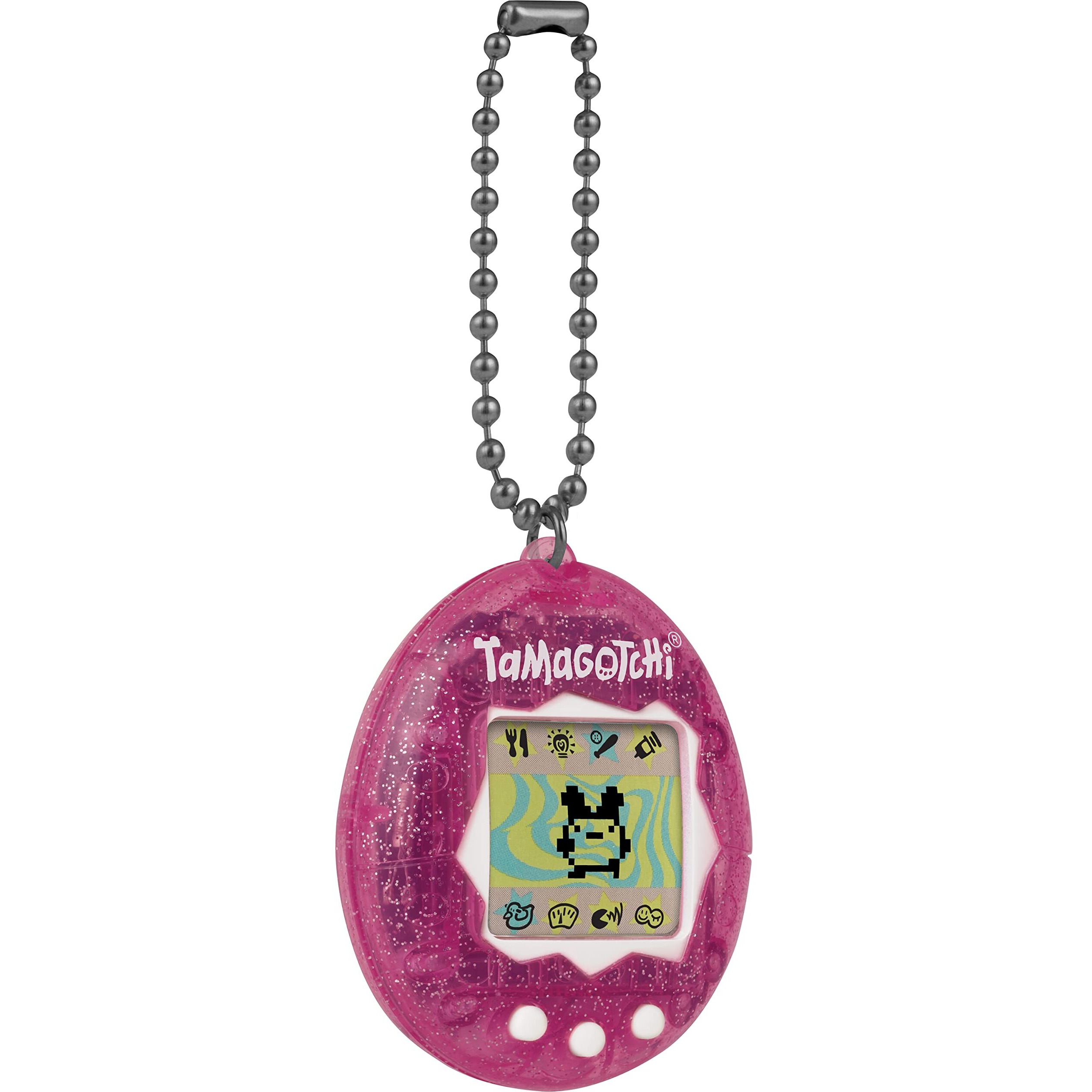 Tamagotchi Original - Pink Glitter (Updated Logo)