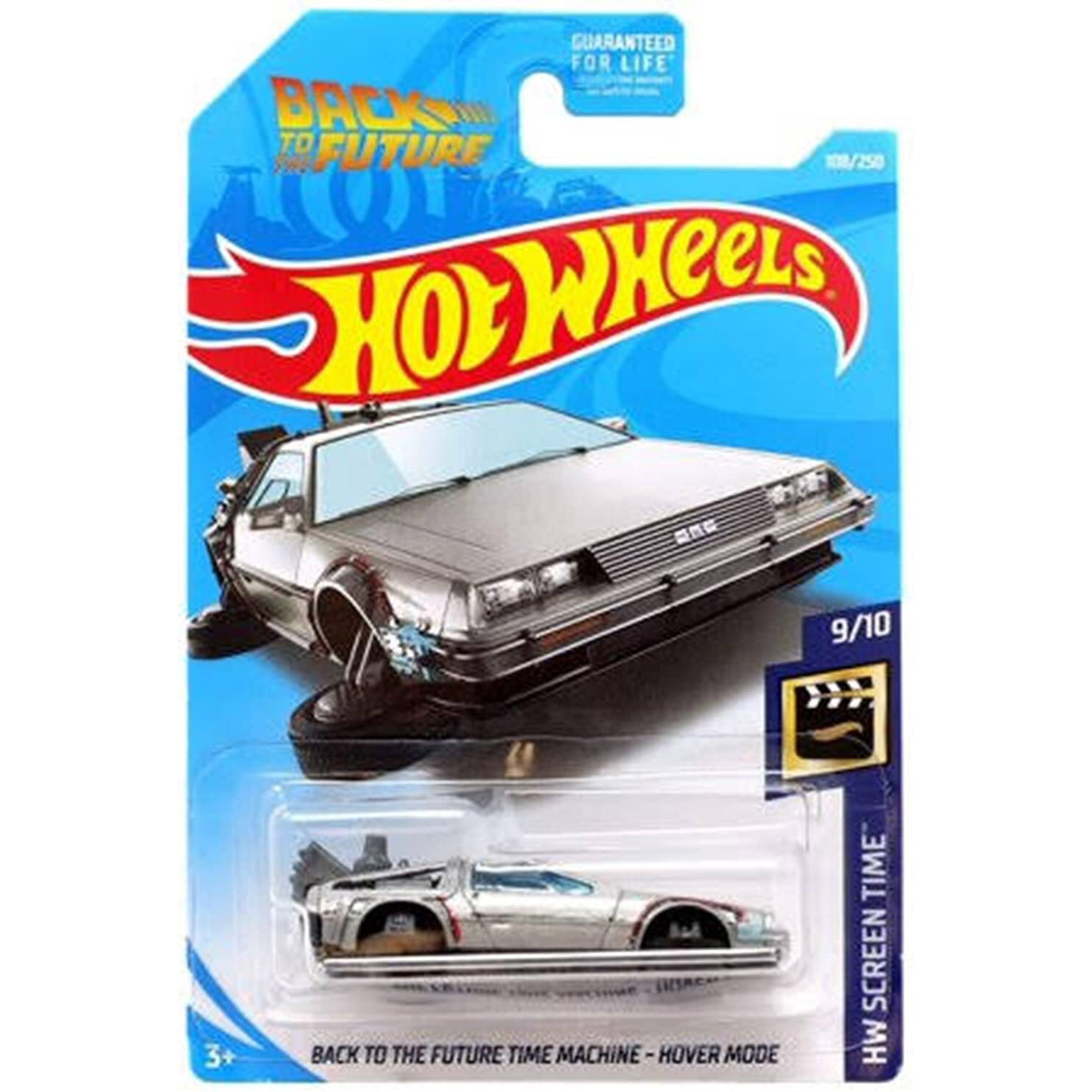 Diecast Hotwheels Back To The Future Time Machine Hover Mode - Hw Screen Time 9/10 [2019 Factory Sealed] 108/250