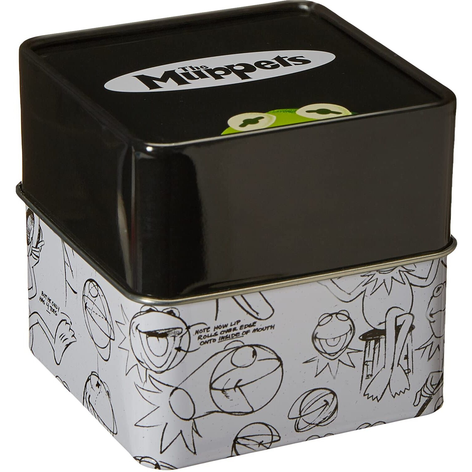 Muppets Women's Mu1010 Kermit The Frog Dial Multi-Color Watch With Fabric Strap