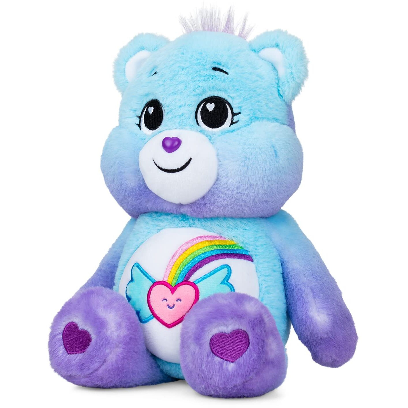 Care Bears 14" Medium Plush - Dream Bright Bear - Light Blue Plushie For Ages 4+ - Stuffed Animal, Soft And Cuddly - Good For Girls And Boys, Employees, Collectors, Great Valentines Day Gift For Kids