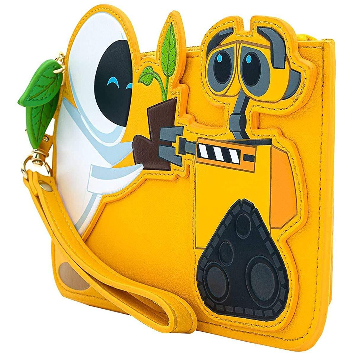 Loungefly Women's Pixar Wall-E Plant Boot Wallet (Standard, Yellow)
