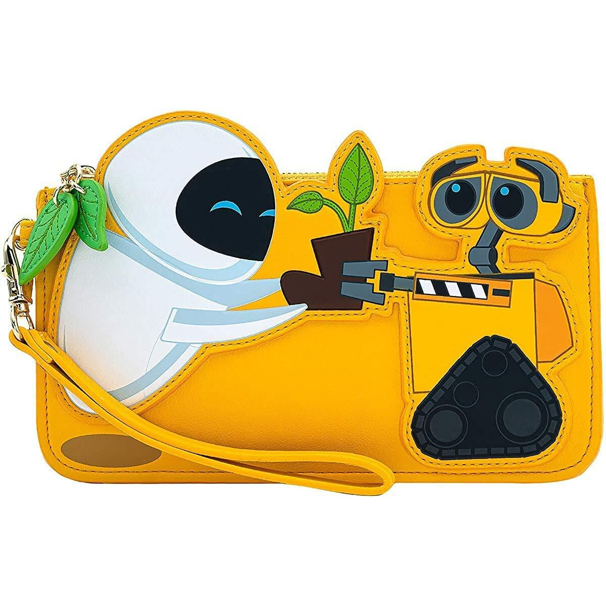 Loungefly Women's Pixar Wall-E Plant Boot Wallet (Standard, Yellow)