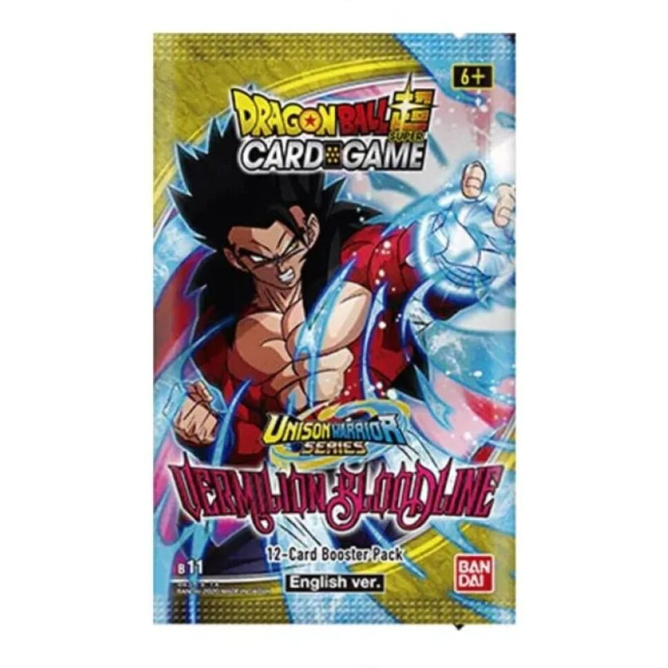 Toei Animation Dragon Ball Super Card Game - Box Of 24 Vermilion Bloodline English Envelopes + Promo