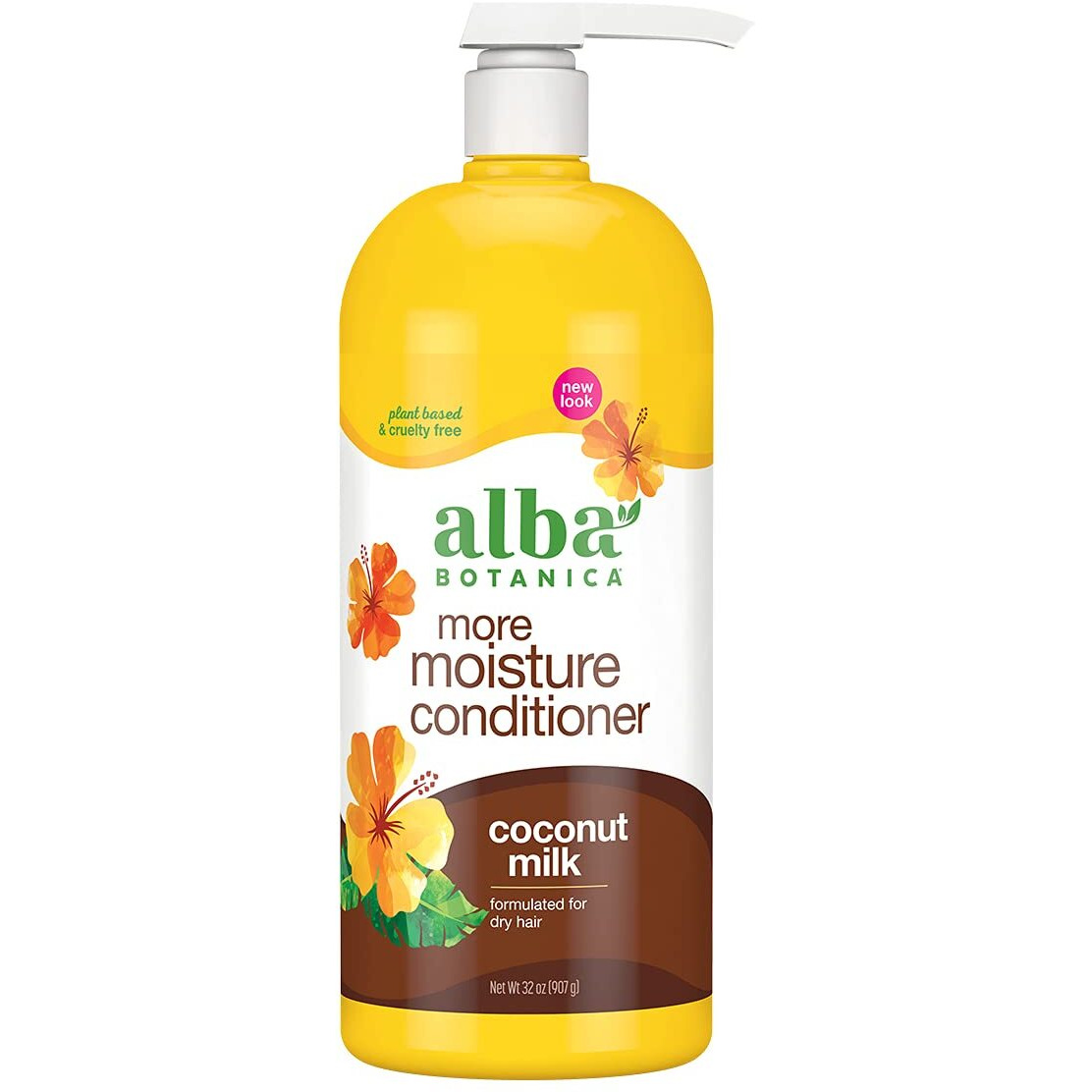 Alba Botanica More Moisture Conditioner, Coconut Milk, 32 Oz