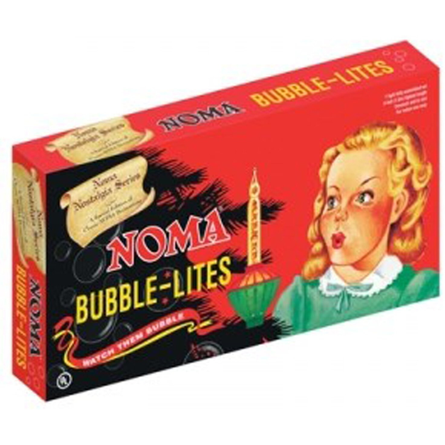 Noma Bubble Lite Set Of 7 Vintage Special Edition Christmas Lights Nostalgia