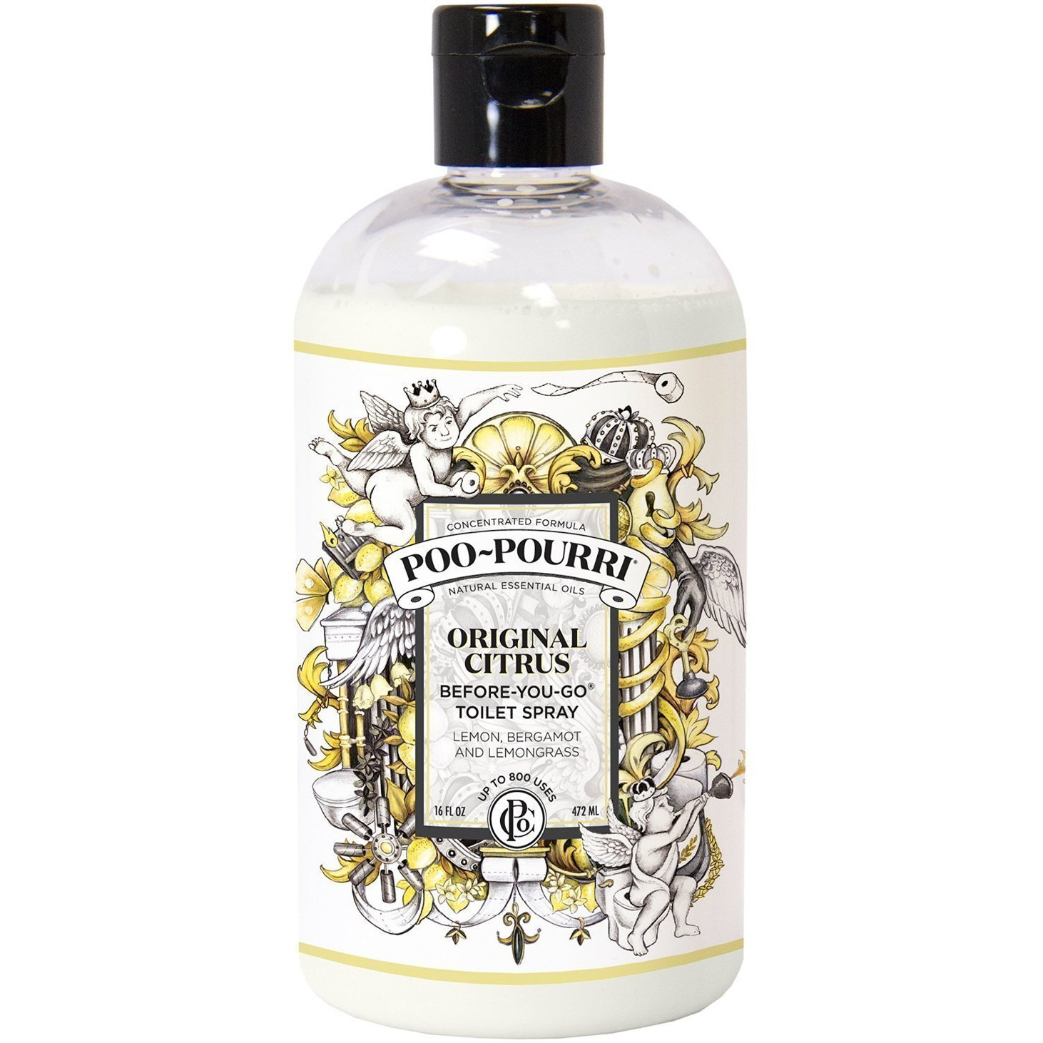 Poo-Pourri Before-You-Go Toilet Spray Refill Bottle, Original