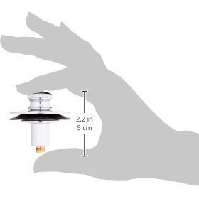 Watco 38516-Cp Push Pull Replacement Stopper With 5/16 & 3/8 Pins, Chrome Plated